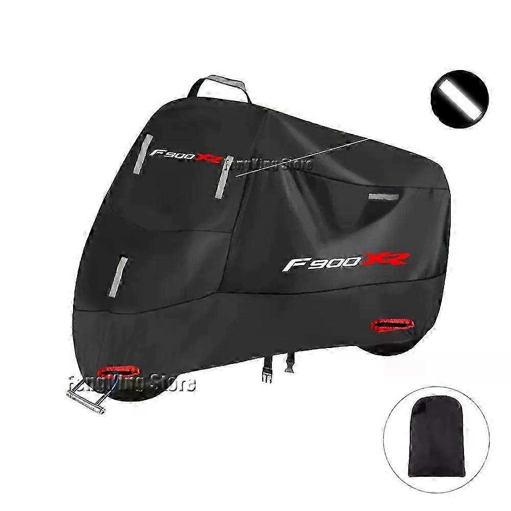 lämplig passform för motorcykel skydd utomhus regn dammtät UV-skydd täcker passar för BMW F900XR F 900 XR