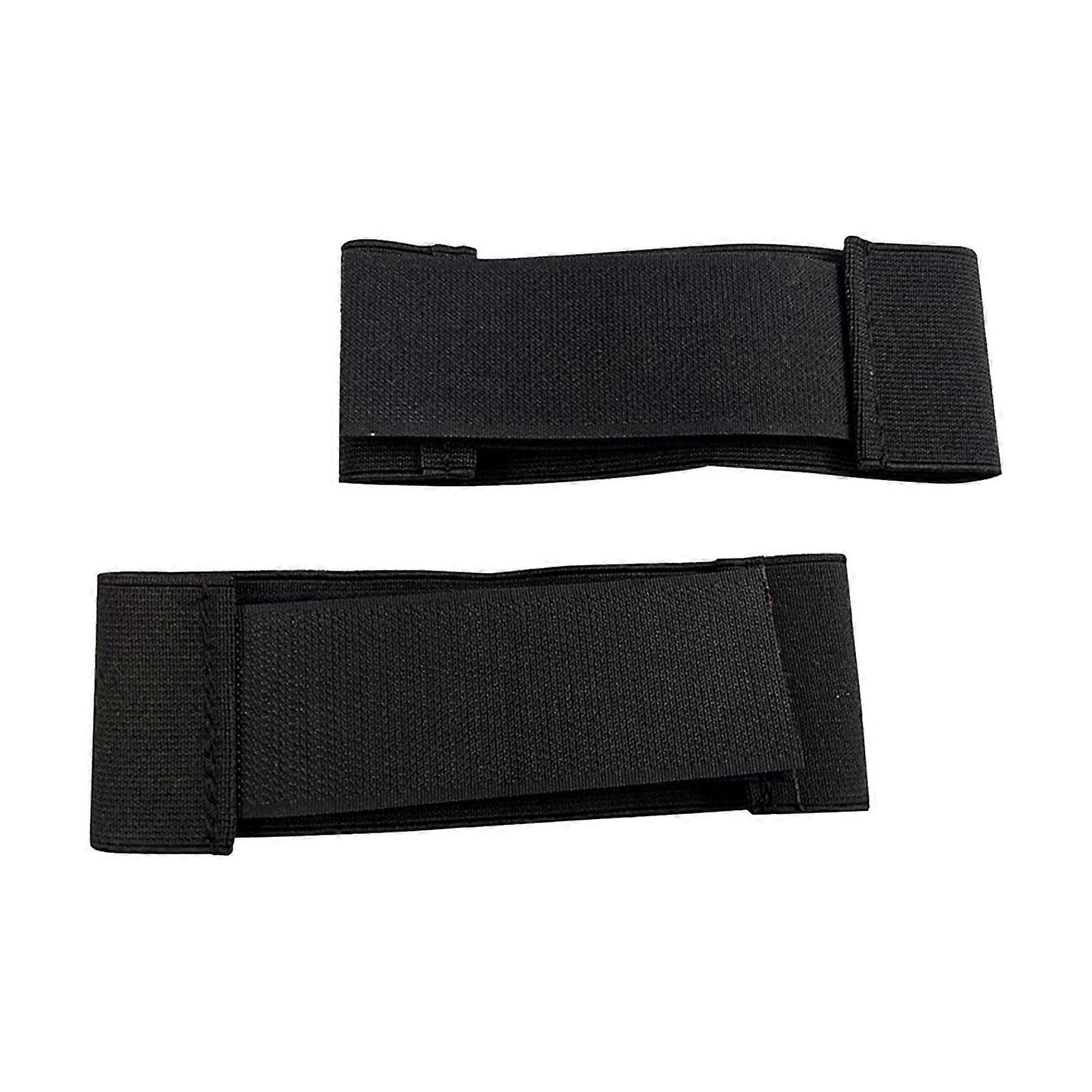 Hockey Leg Strap Protector for Goalkeepers, Elastic Non-Slip Polyester Ankle Shin Guards, Ice Hockey Gear for Youth and Adults