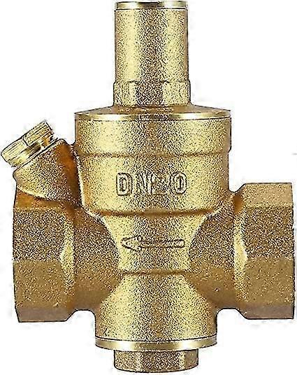 Water Pressure Reducing Brass Valve, 3/4" Adjustable Water Control Pressure Regulator Valve Thread