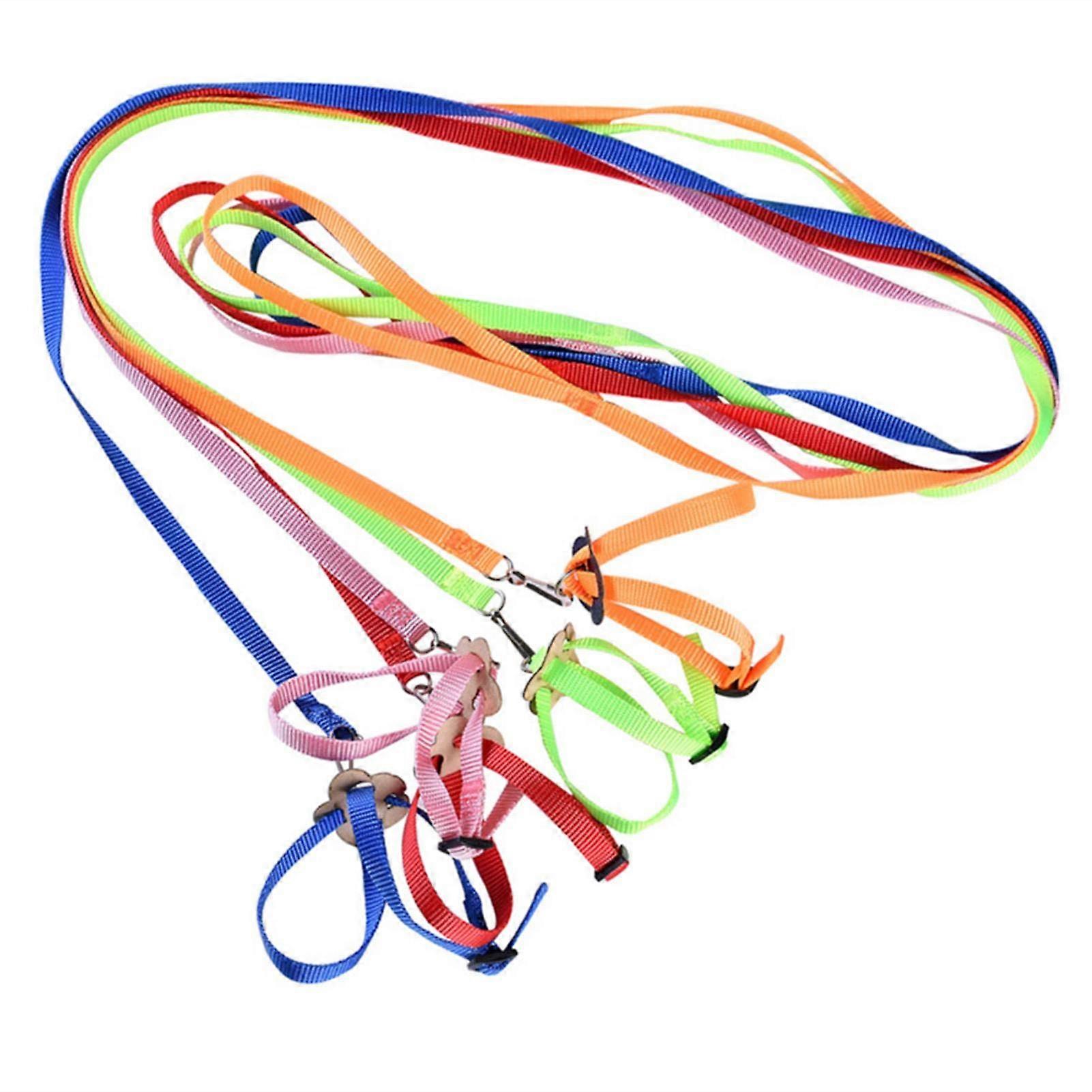 Pet Bird Harness and Lead for Small to Medium Parrots, Adjustable Budgie Leash, Comfortable Nylon Material, Safe Design