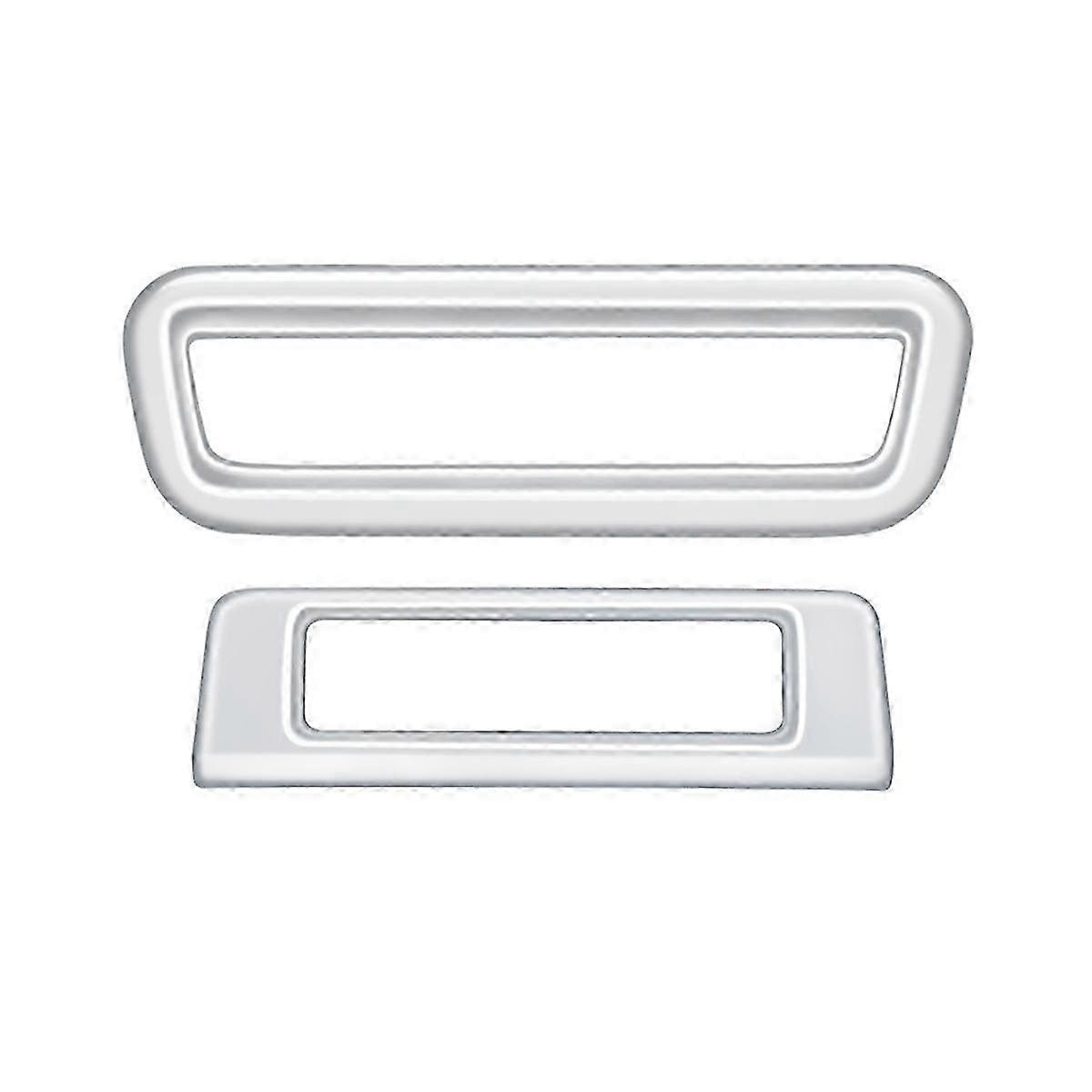 Silver Multifunction Button Trim Frame Cover for 2022-2023 RHD Car Accessories