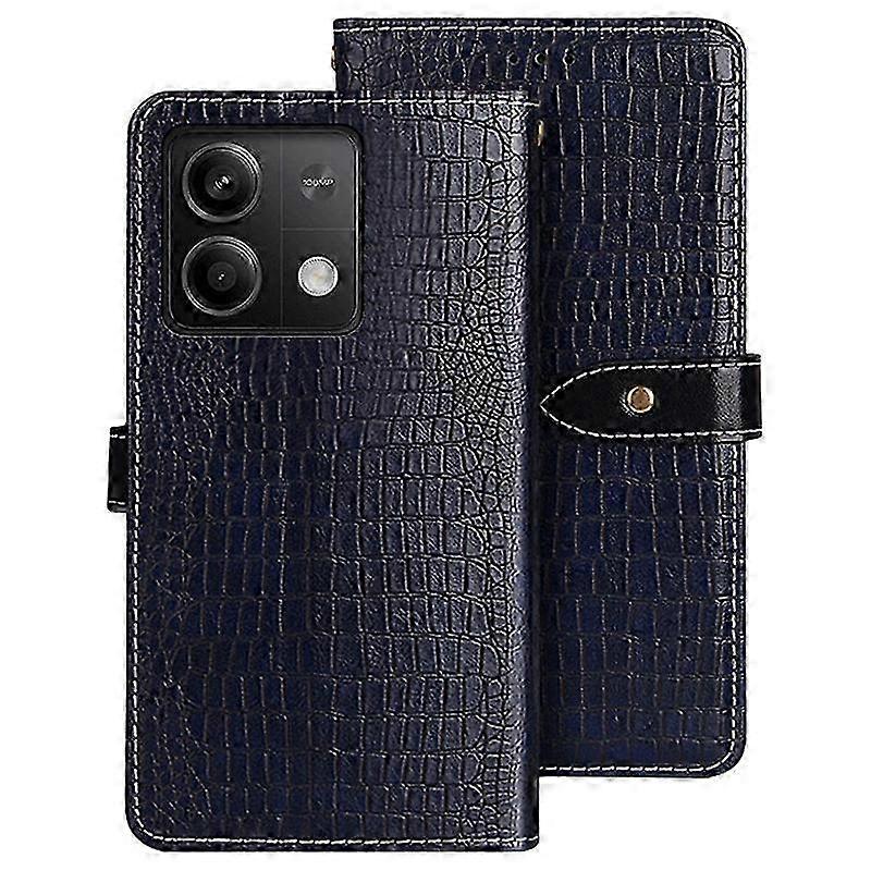 Magnetic Leather Crocodile Texture Case for Compatible Xiaomi Redmi Note 13 5G