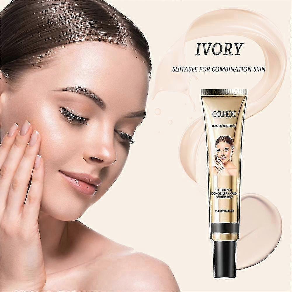 2025 30g Concealer Liquid Foundation Lasting Base Cream Moisturizing Liquid Foundation