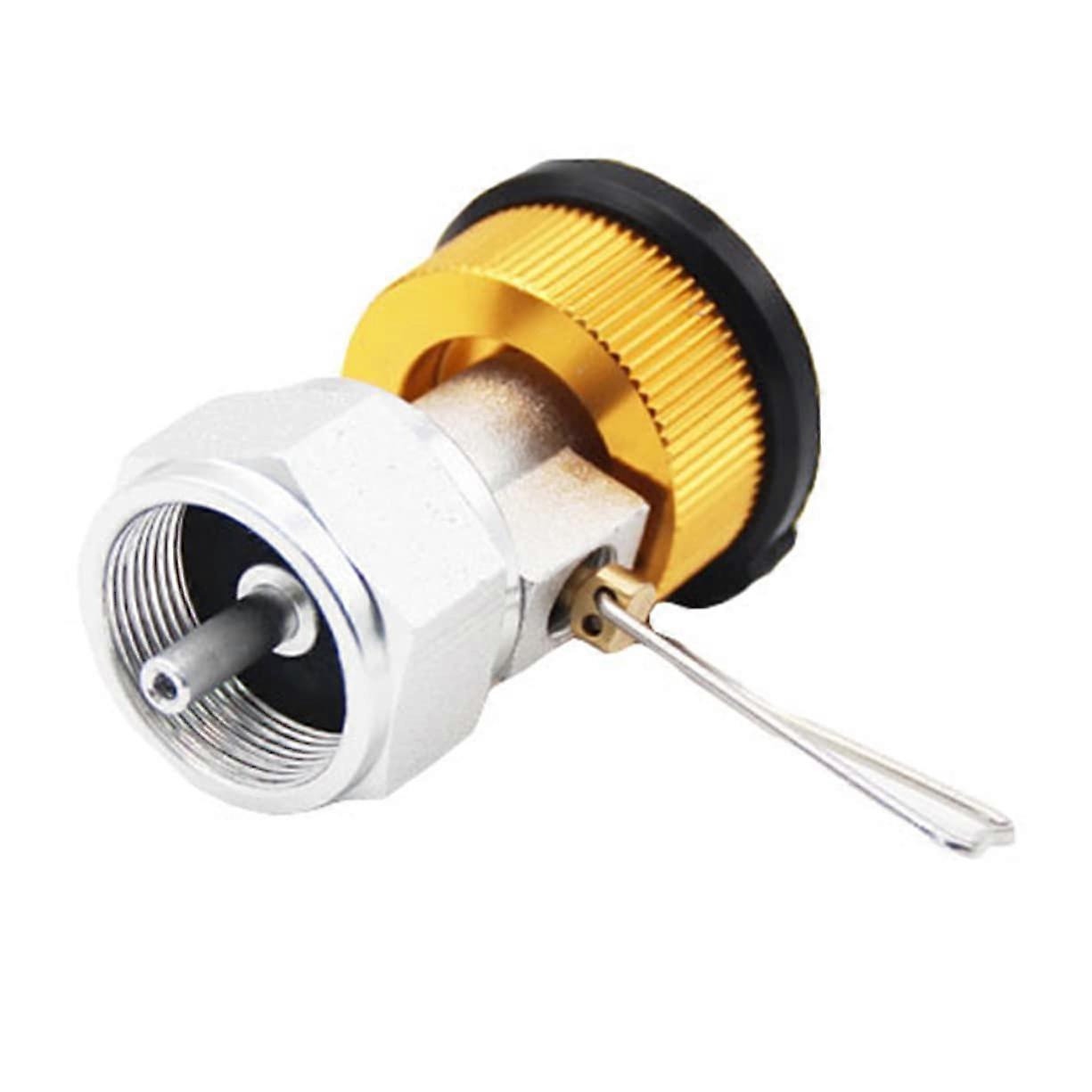 Propane Adapter for Gas Cartridges, Small Portable Gas Filling Adapter for Inter Filling Valves to Use, Durable and Corrosion Resistant for Camping