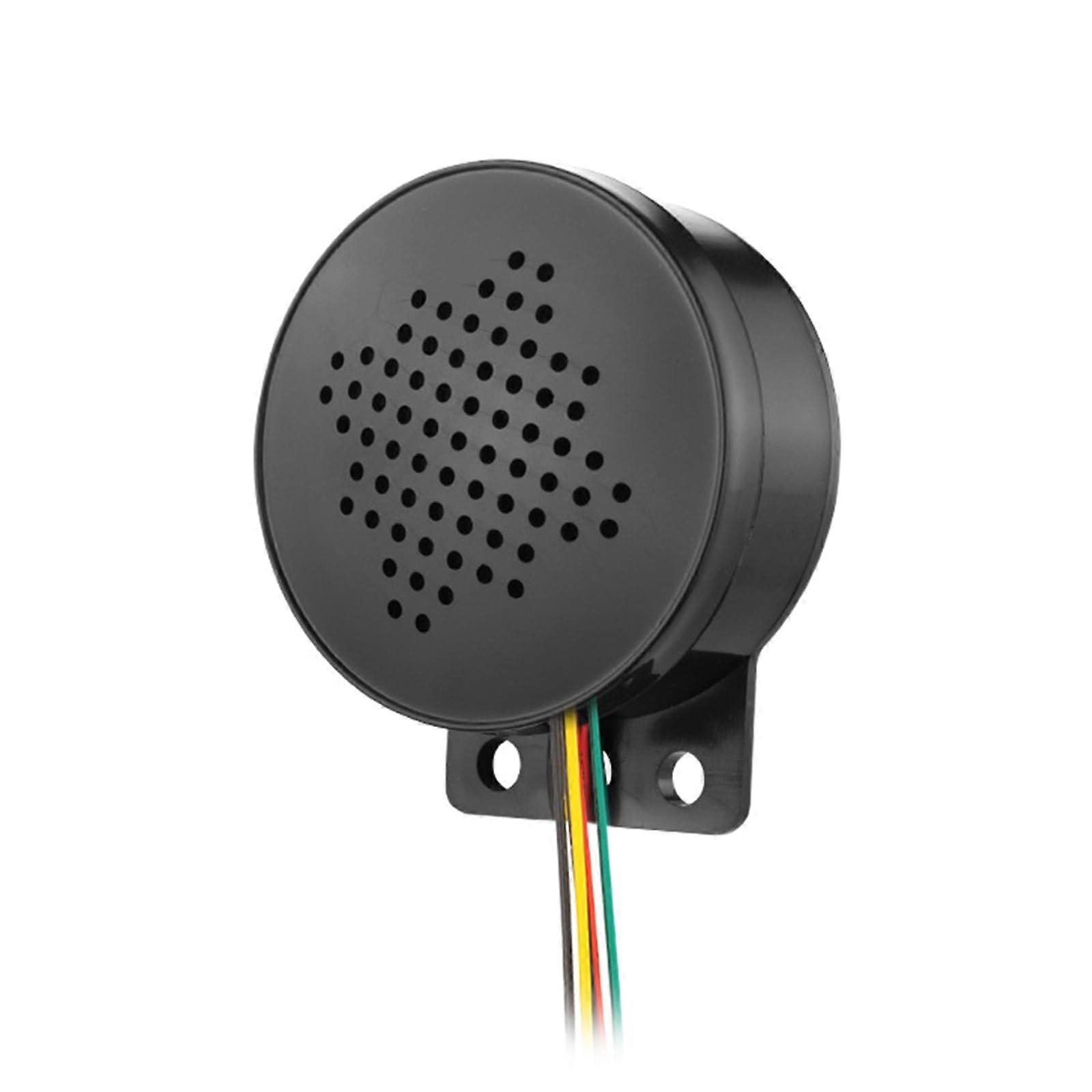 DC 6-30V 4 Channel Voice Trigger Speaker Buzzer Alarm Horn for Motorcycle Golf Cart Car Alarm Adjustable Access Control