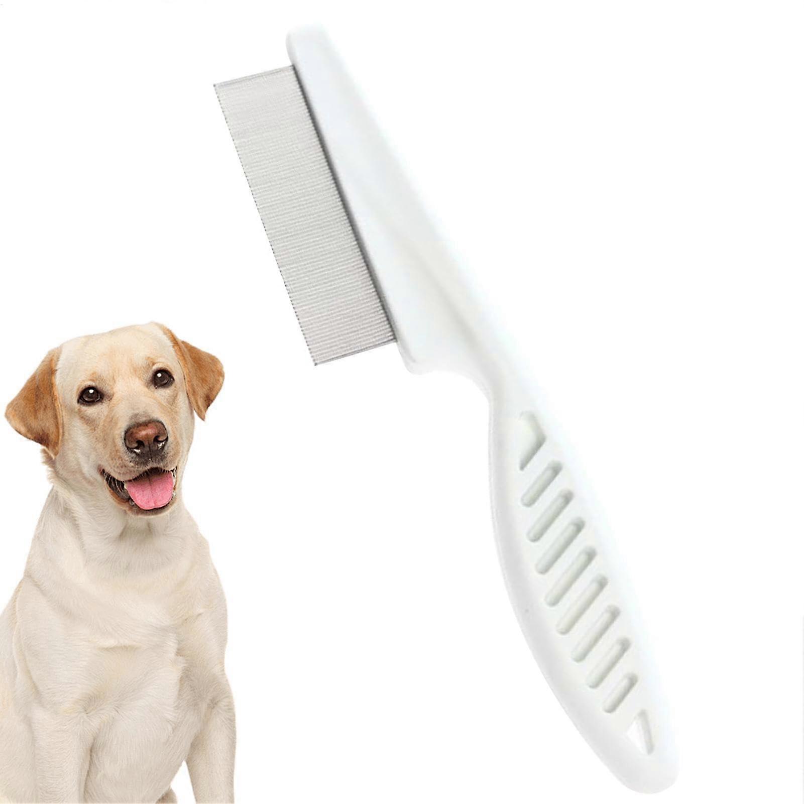 Pet Flea Comb Cat Lice Comb Demating Tool For Small Medium Large Pets Fine Tooth Detangling Tool