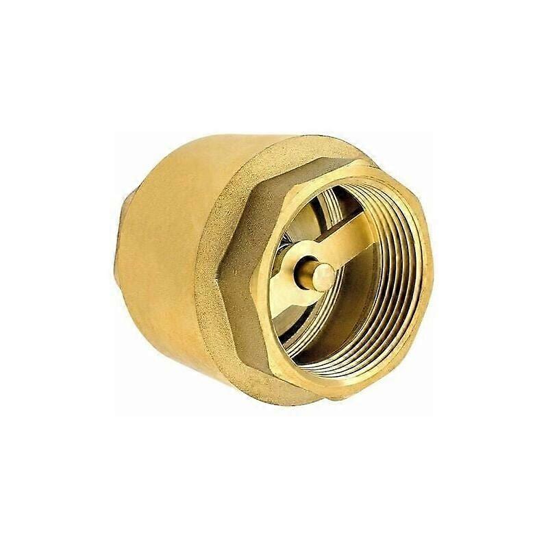 1/2" Brass Check Valve, Heavy Duty, Rust-Proof for Pumps, Fountains, and Gardens