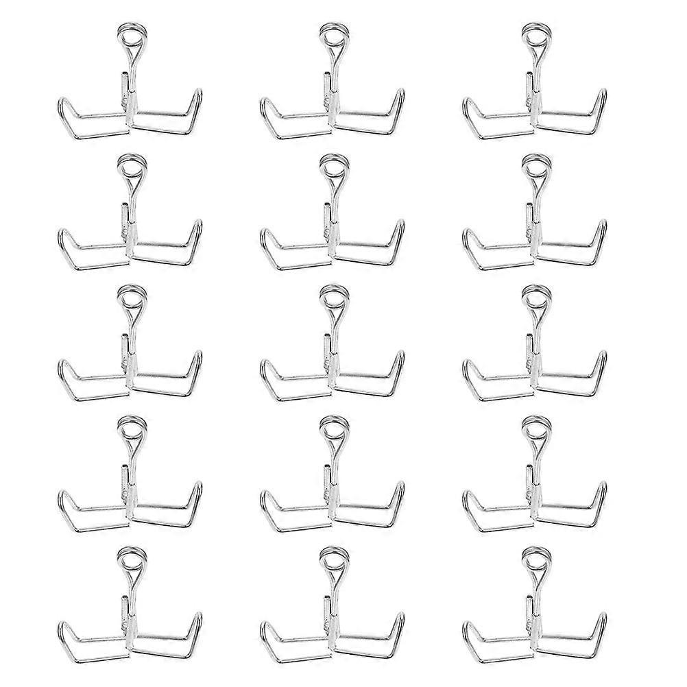 15pcs Durable Hose Clamps for Leak Prevention, Compact Design, Easy Operation for Flow Control in Labs and Workshops