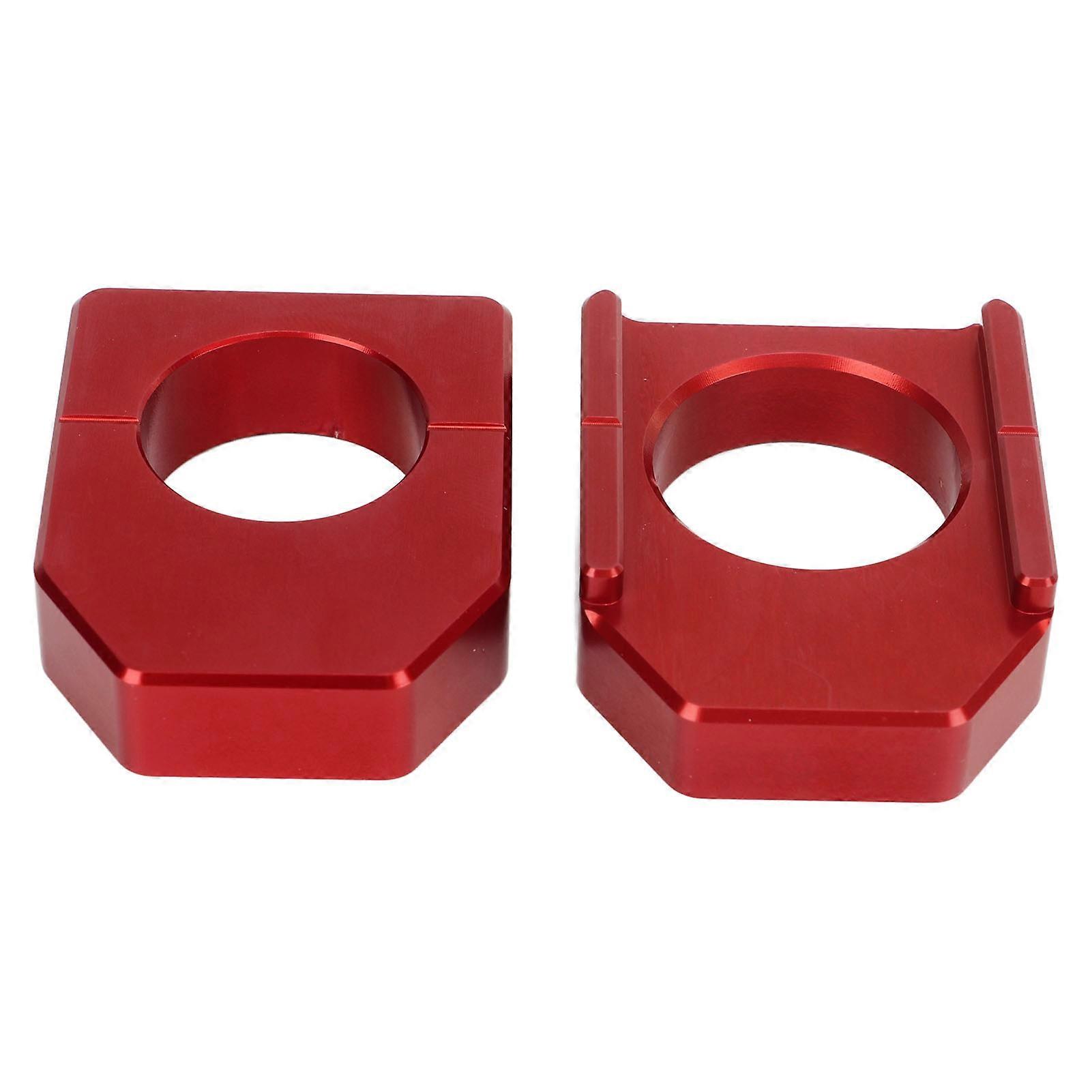 Motorcycle Rear Chain Adjuster Aluminum Alloy CNC Machined Hard Anodised for CR125R CR250R CRF450R CRF450X 