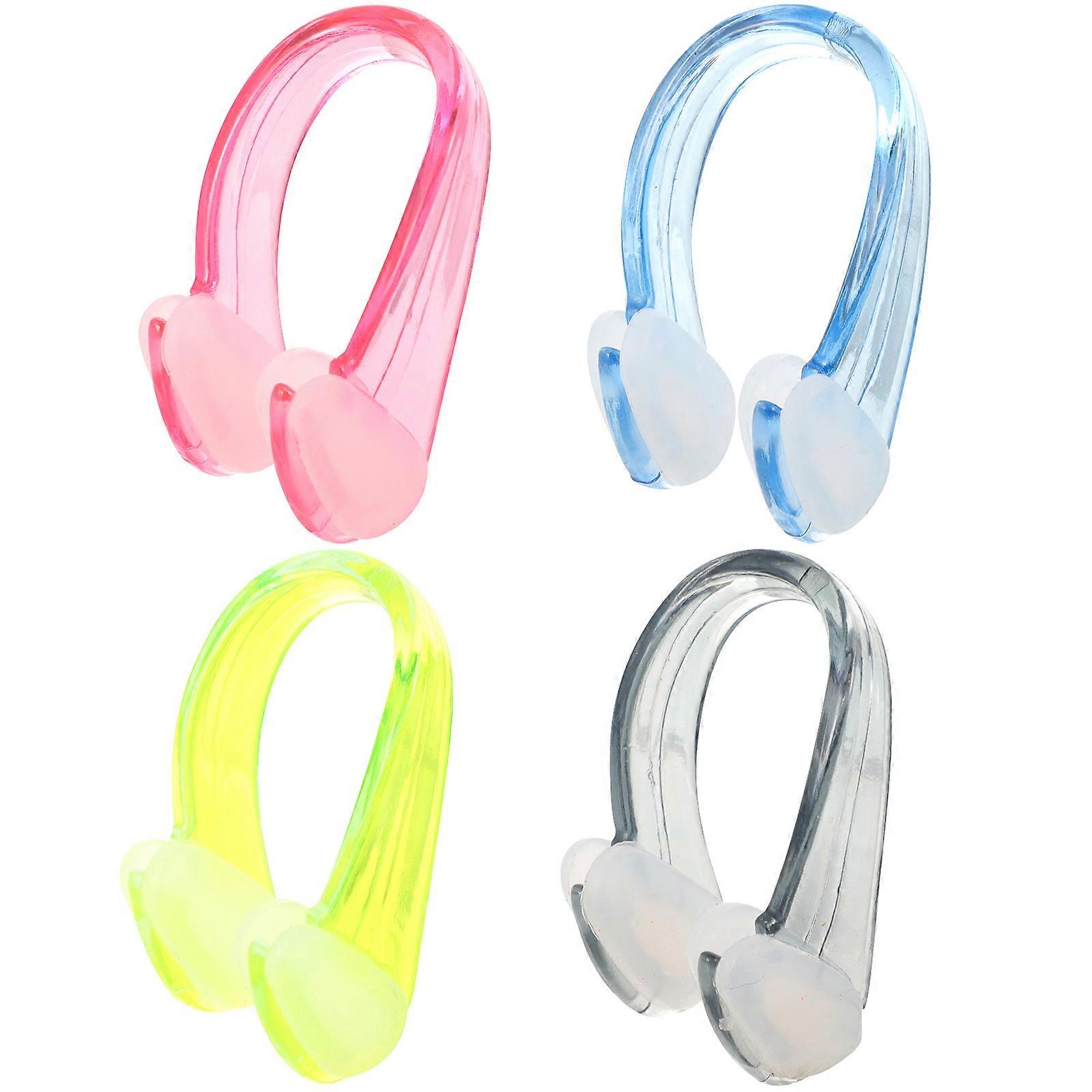 Silicone Swimming Nose Clips & Ergonomic Non Slip Swim Nose Plugs for Adults – Lightweight, Portable for Pool, Diving & Water Sports