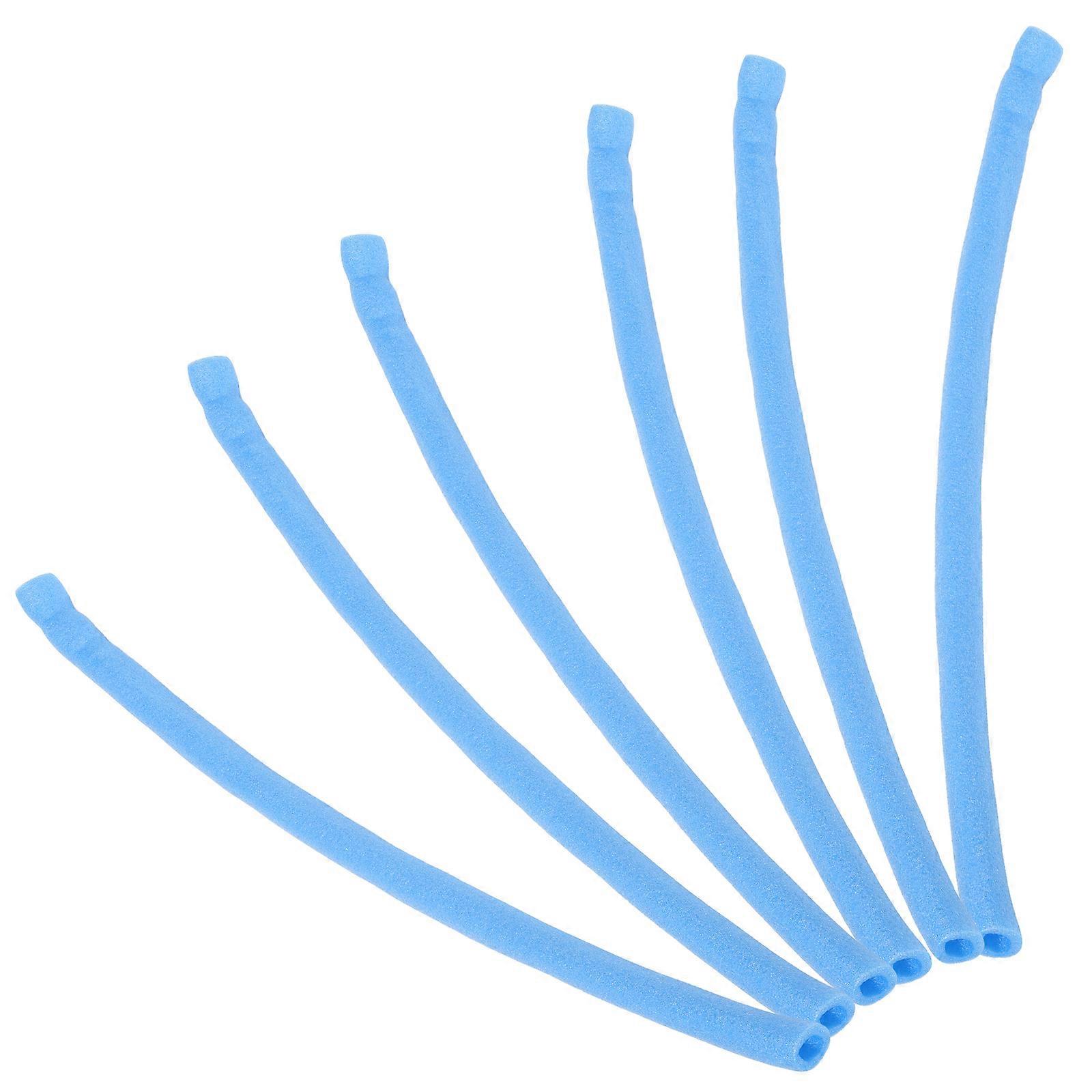 Trampoline Foam Guards 6Pcs Blue with Trampoline Covers for Shock Absorption
