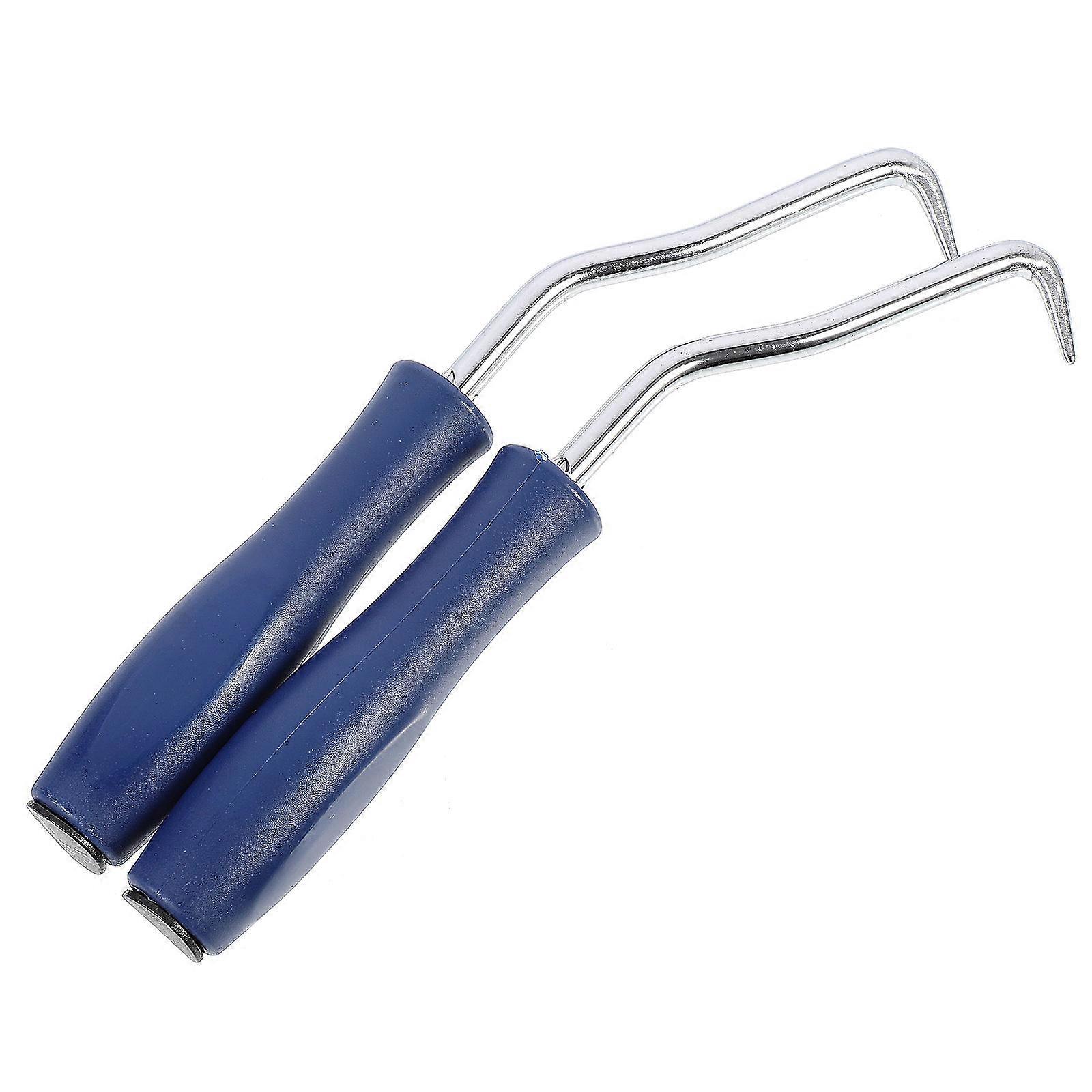 2pcs Premium Curved Rebar Wire Hooks for Steel Wire Projects