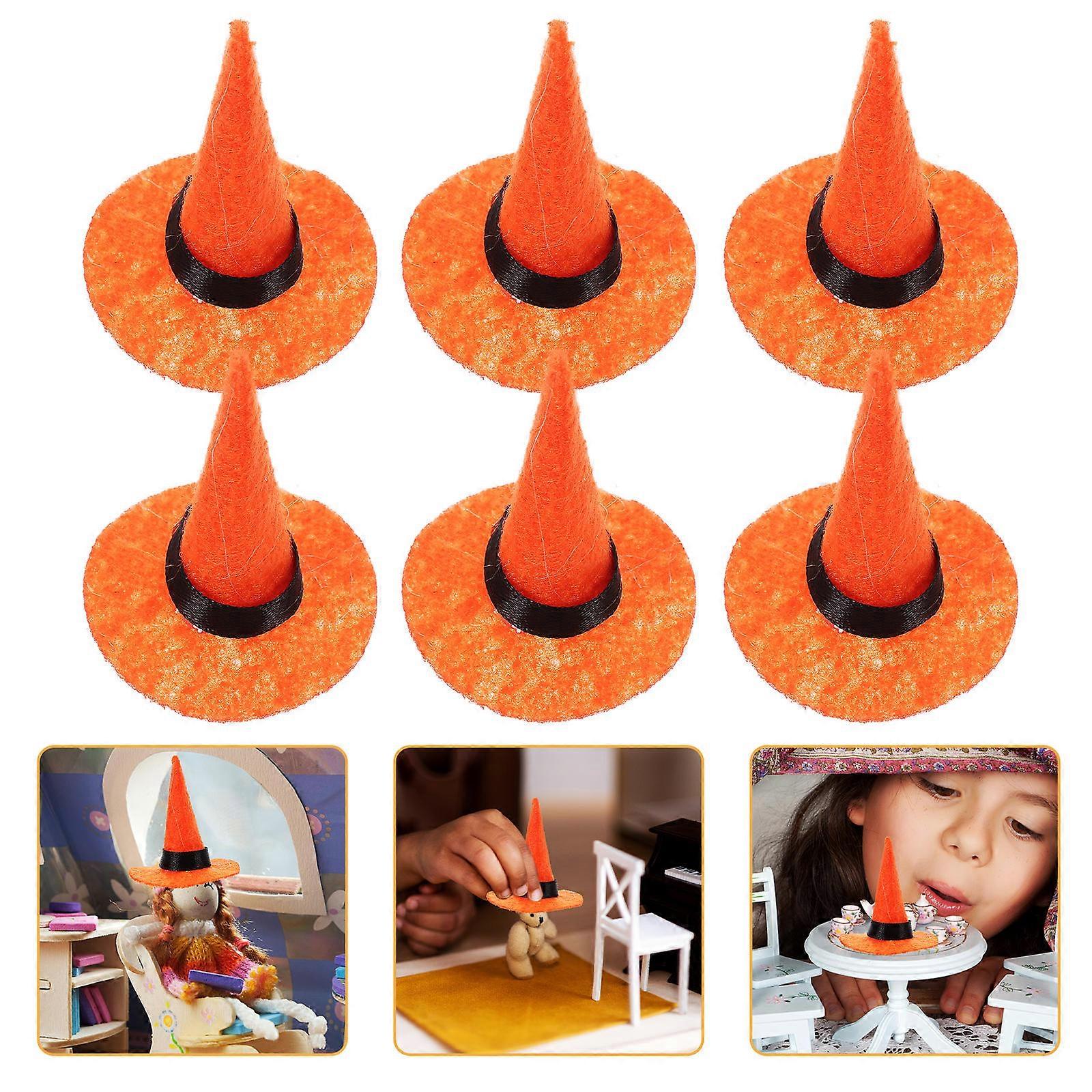 10 Pcs Halloween Felt Witch Hats for Cosplay, Gnome Decor & Party Costumes – Creative Costume Accessory with Premium Craftsmanship