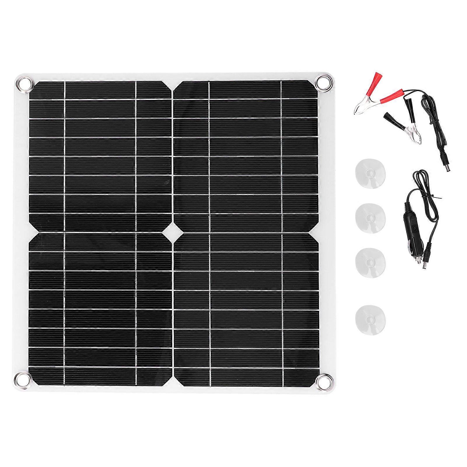 40W 18V Flexible Solar Panel Kit Monocrystalline Silicon Solar Charger Module IP65 Waterproof
