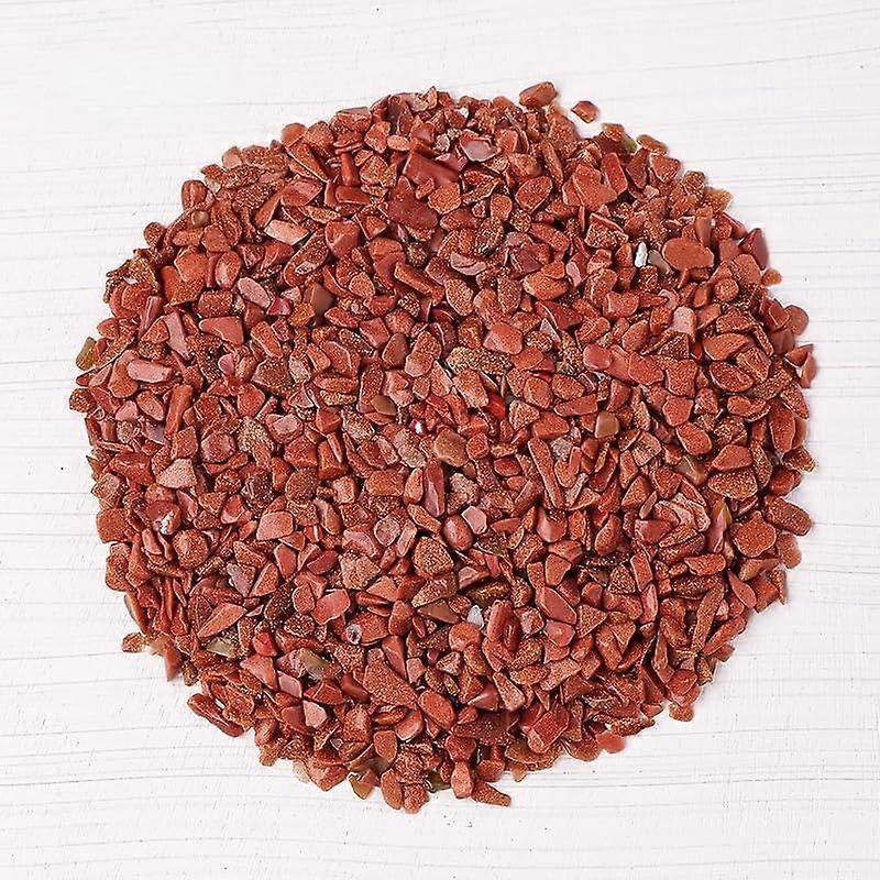 200g natural red small particles, crushed stone, nail art, aquarium, garden decoration, crystal, crushed stone, 3–5 mm