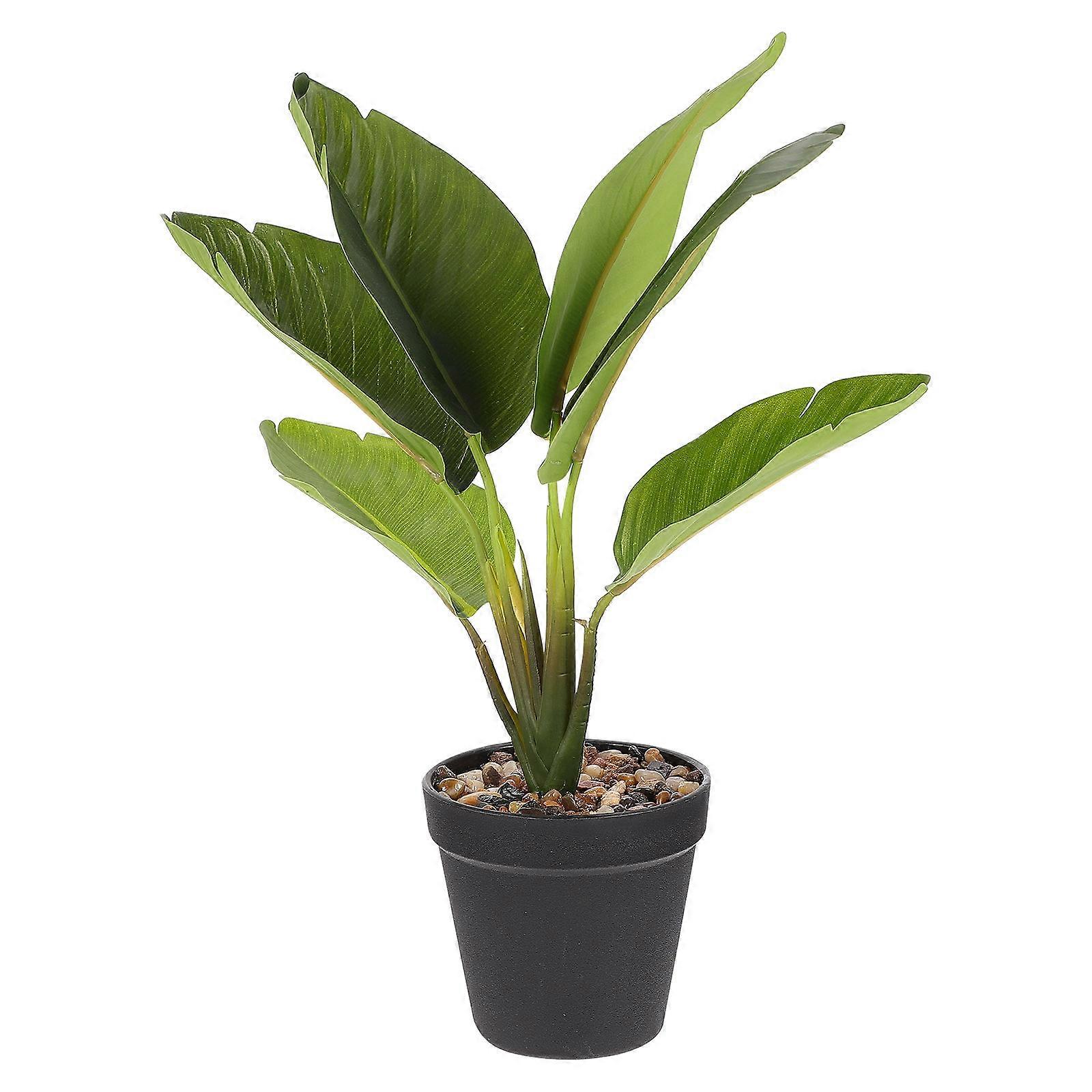 Realistic Artificial Potted Green Plant Decor for Home and Office – Low Maintenance, Year Round Fresh Atmosphere