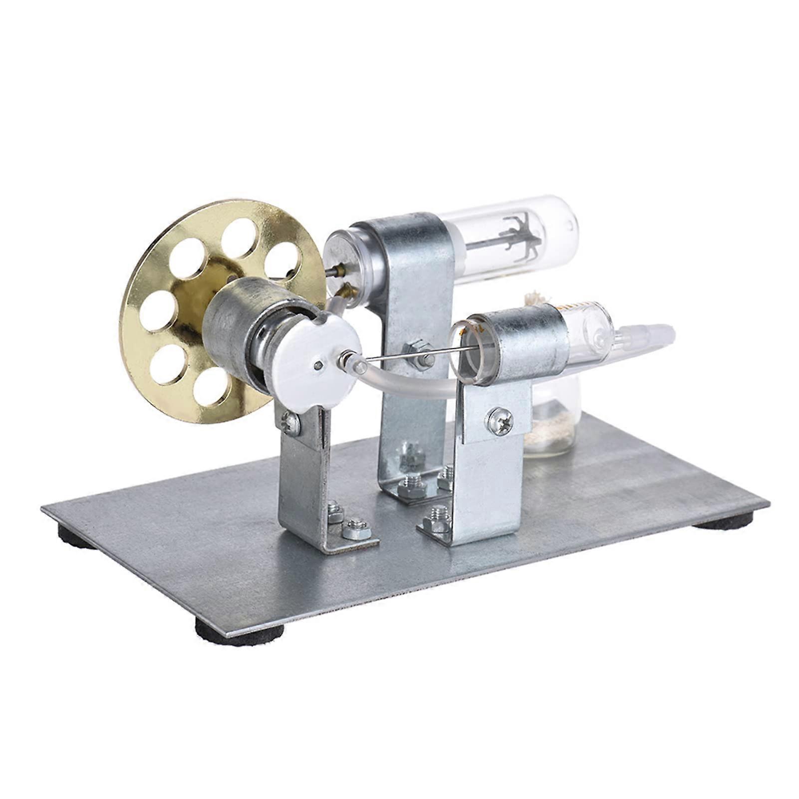 Stirling Engine Self Assembly Kit, 16.2 x 8.8 x 8.3 cm, Steam Heat Education Model Toy for Students, Default