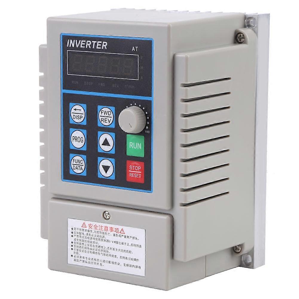 1pc AC 220V 0.75kW Variable Frequency Drive VFD Speed Controller Inverter Single Phrase