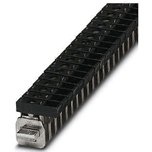 AKG 4 BKEX Terminal Block, Screw Connection, 41A, 0.5 mm 6 mm CrossSection, 7mm Width, 5.410g, Black, 50 Pieces