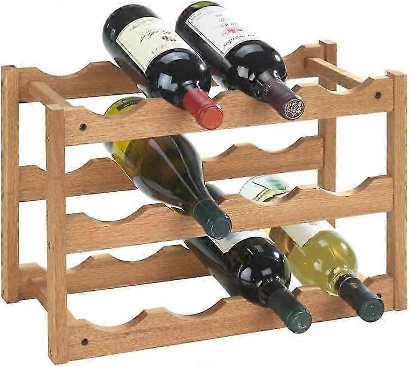 Vinställ, Flaskställ, Kapacitet 12 flaskor, Trä, Norge