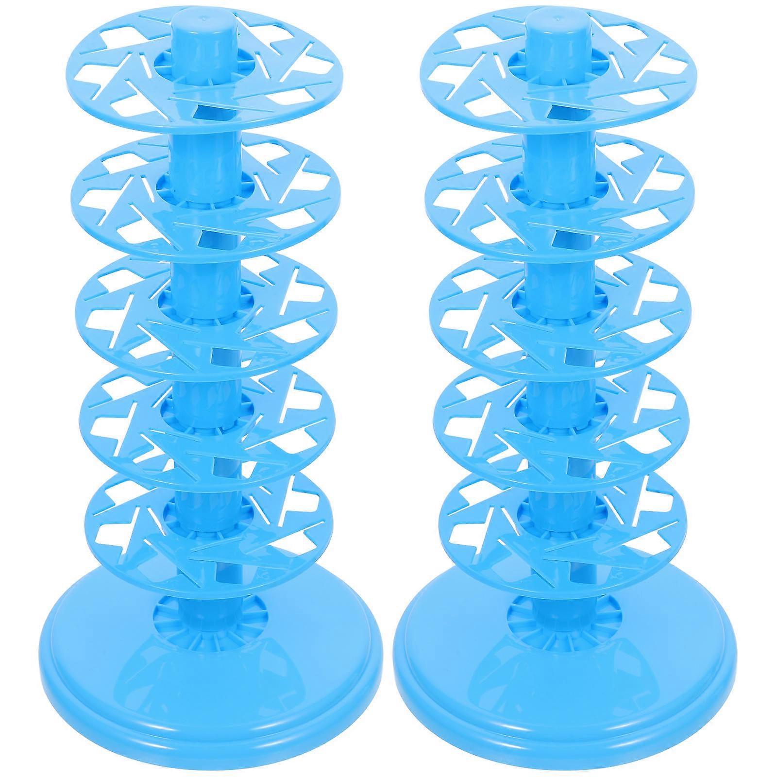 Blue Reusable Lollipop Holder for Display Made of PP Material 5 Layers