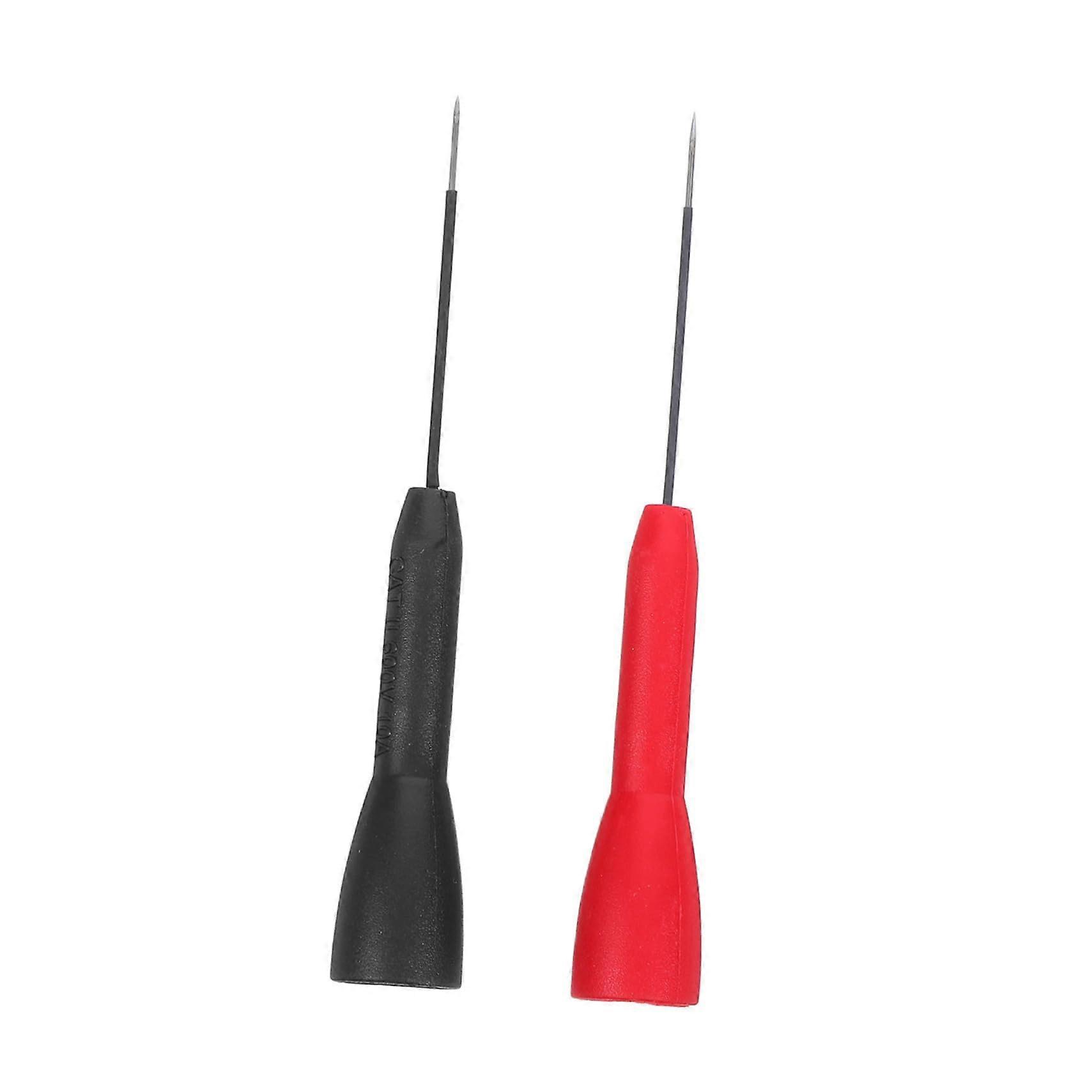 1 pair of Multimeter Test Leads Ultrathin Probe Tips for Invasive Wire Measurements Durable  Precision for Electronics Repairs