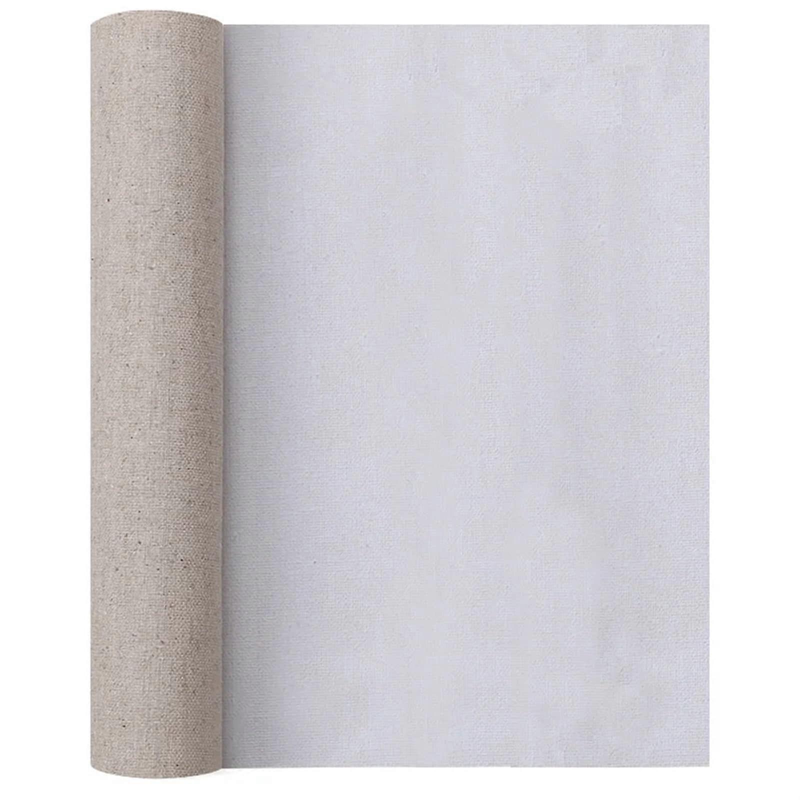 Professional Painting Canvas, Linen Blend Primed Art Canvas, 1.7 x 1m