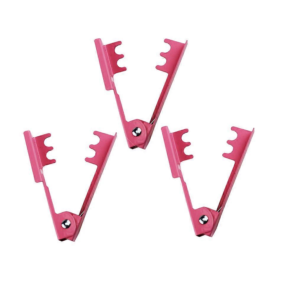 Pink Rose Thorn Pliers for Removing with Spring Action Handle Lightweight and Durable Iron Material 3pcs