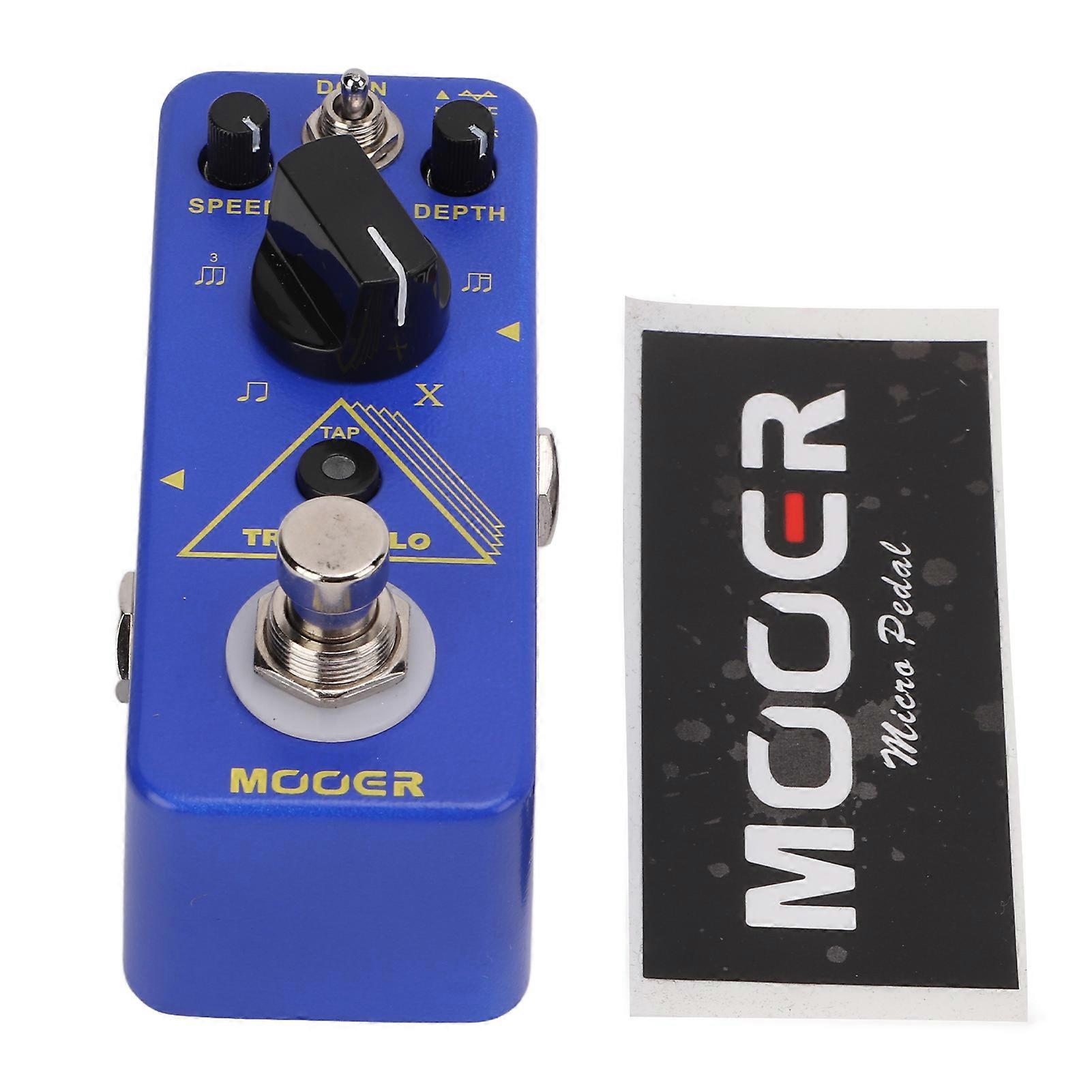 Guitar Effect Pedal Triangolo Digital Tremolo MTR3 Various Modes Instrument Accessory Blue