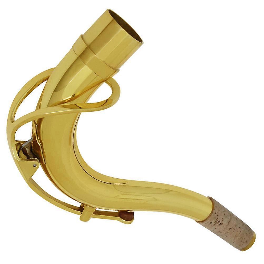 Τενόρο Σαξόφωνο Bend Neck Instrument Επάργυρος Ορείχαλκος 27.5mm Ανθεκτικοί Μουσικοί 1Pack