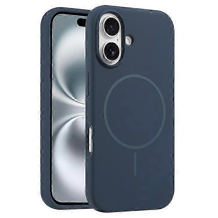 Compatible For iPhone 16 Plus Case Compatible with MagSafe Liquid Silicone Anti-Drop Phone Cover
