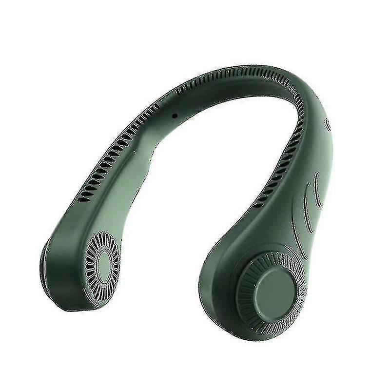 Leafless Hanging Neck Fan Portable Usb Rechargeable Mini
