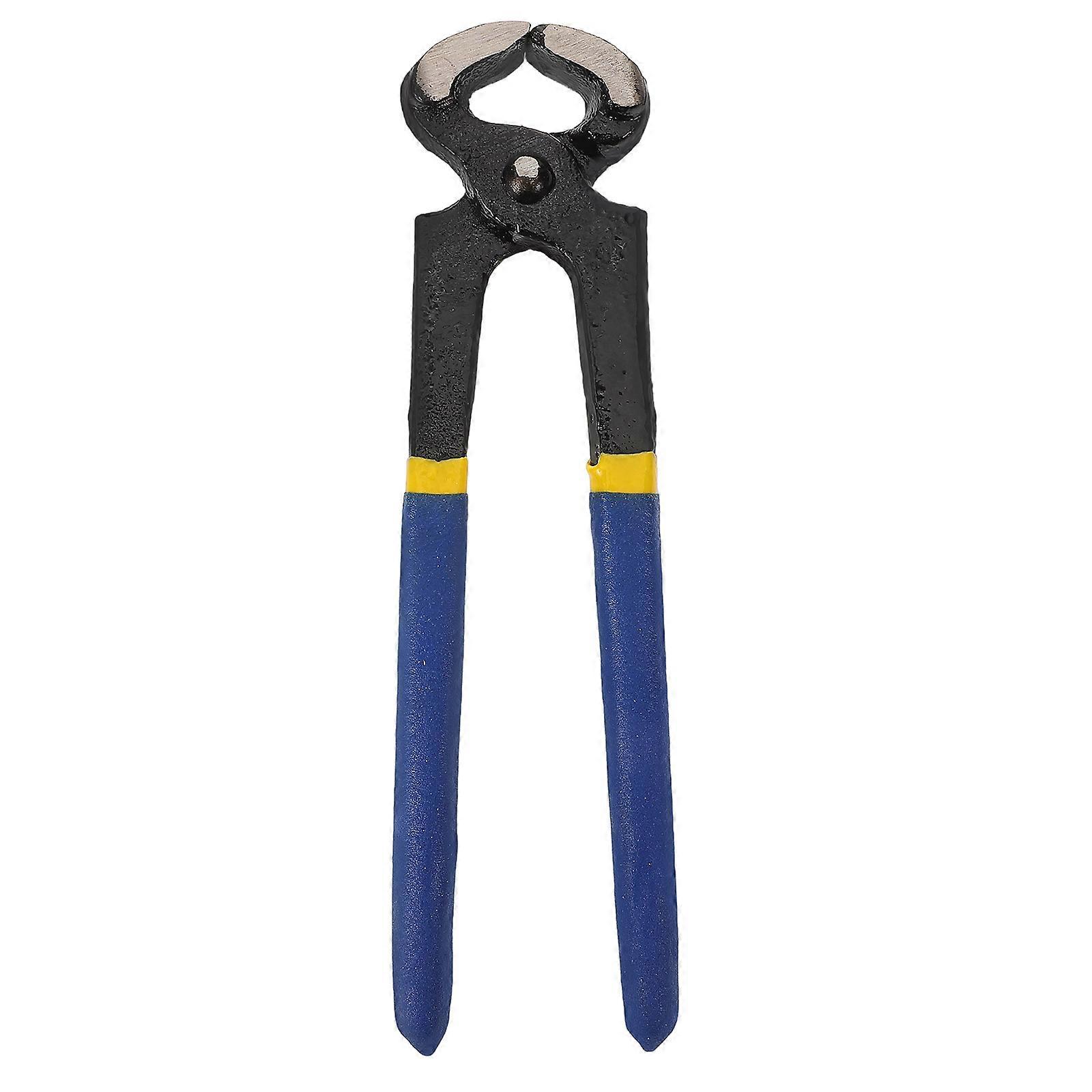 Blue Metal Hoof Trimmer for Pet Use Lightweight Comfortable Grip Multifunctional 20cm