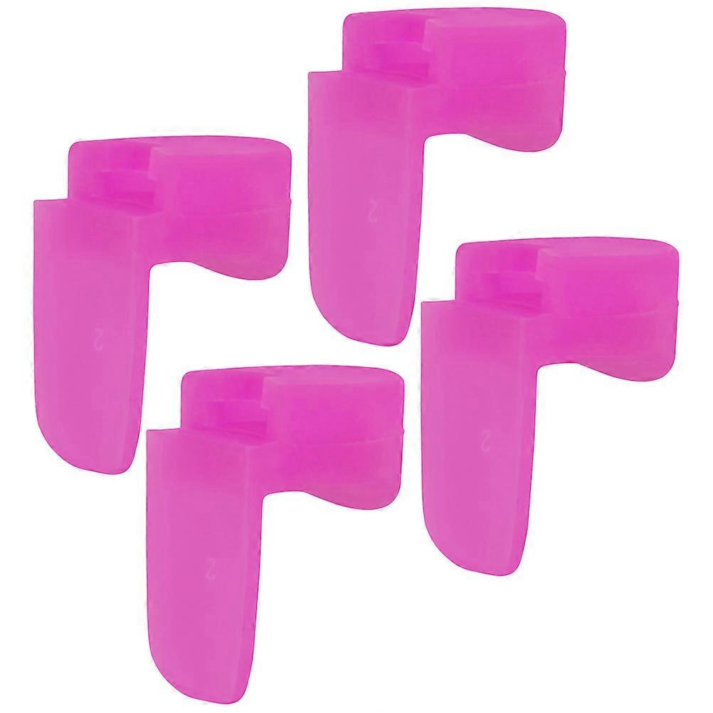 Soft Silicone Clarinet Thumb Rest Cushion for Comfortable Playing Pink 4pcs