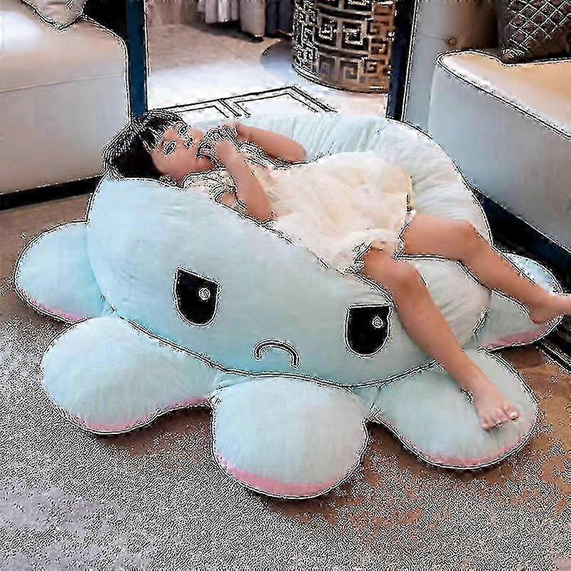 リバーシブルタコぬいぐるみ、大きなぬいぐるみタコクッション枕おもちゃ