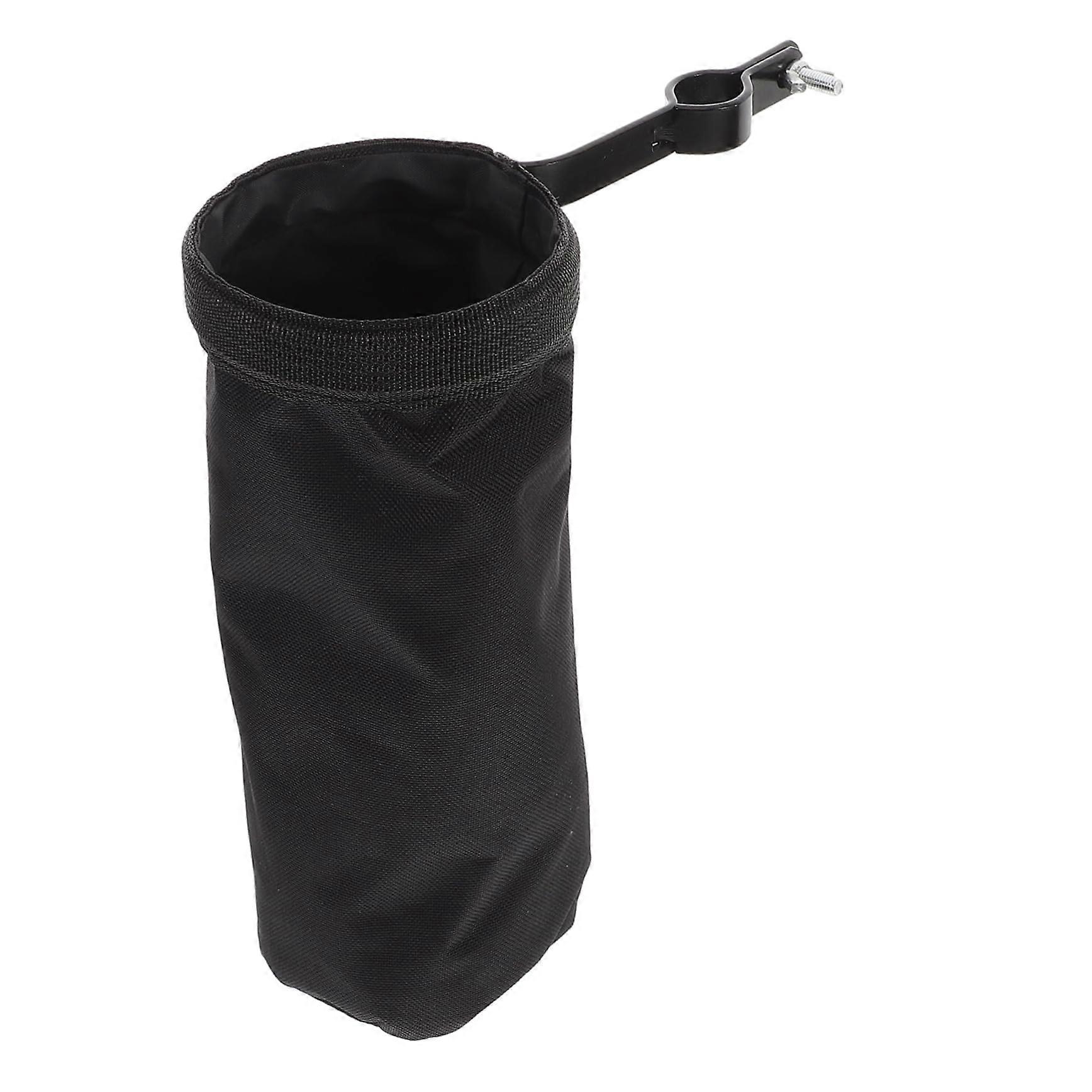 Drumstick bag for drumsticks, portable drumstick holder, carrying case for drumsticks, fabric drumstick bag in red.