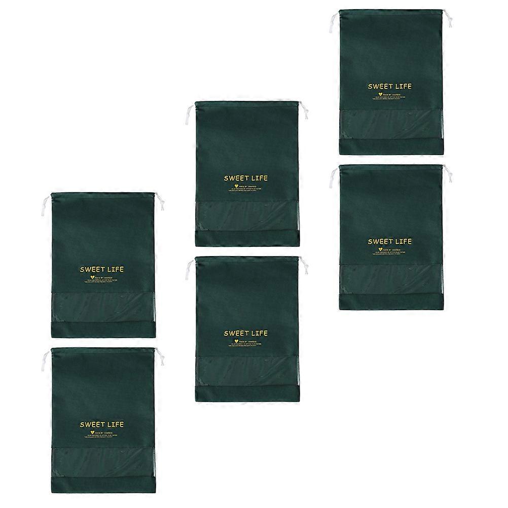 Portable Shoes Holder 6Pcs With Dust-Proof And Breathable Features Ideal For Travel And Home Use Rectangular Design For Convenience