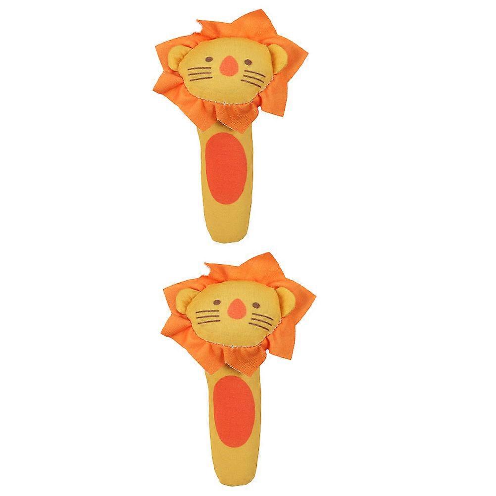 Children's Rattle Toys For Infants Promoting Cognition During Available In Soft Plush Material 2Pcs