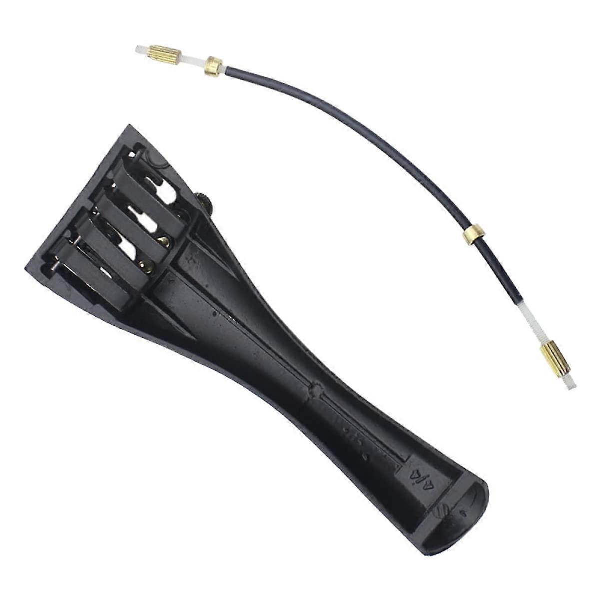 Violin Tailpiece Aluminum Alloy For Violins With 4 Fine Tuners Compatible With Most Violins