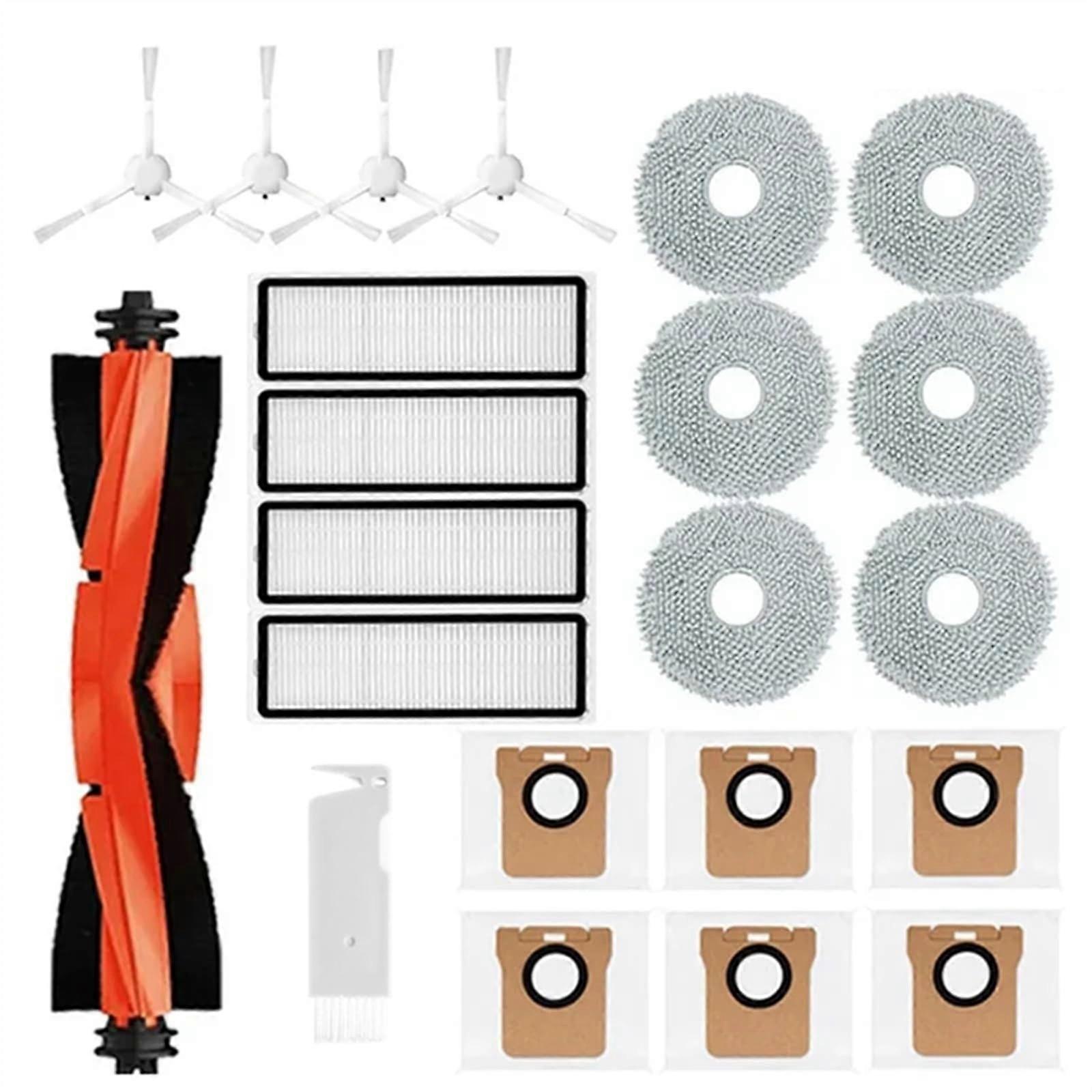 Main Brush, Side Brush, HEPA Filter, Mop Cloth, Dust Bag for Xiaomi Robot Vacuum X20 Plus - Compatible With X20 & X20 Plus