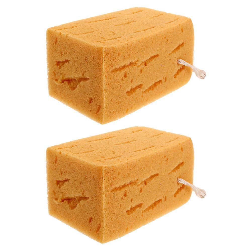 2pcs Car Wash Sponge Set High Density Honeycomb Foam Sponge for Car Cleaning Non Scratch and Super Absorbent