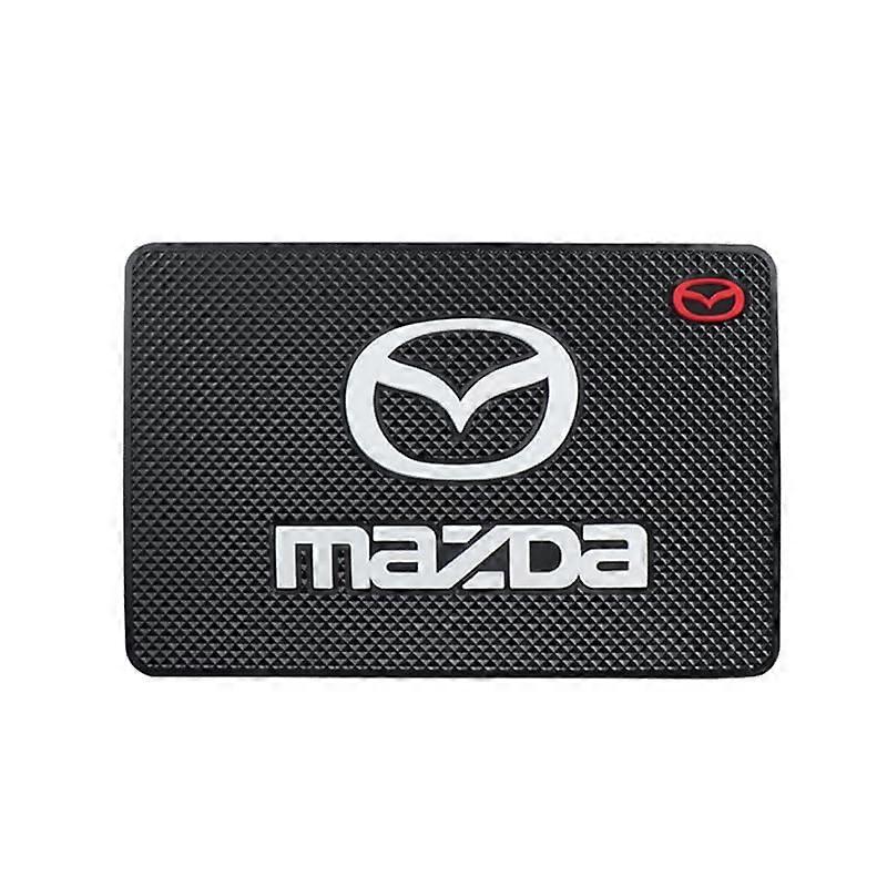 Car Dashboard Anti-Slip Mat For Mazda CX-60, PVC Pad, Silicone Phone Holder, Fixing Cushion, Emblem Accessory
