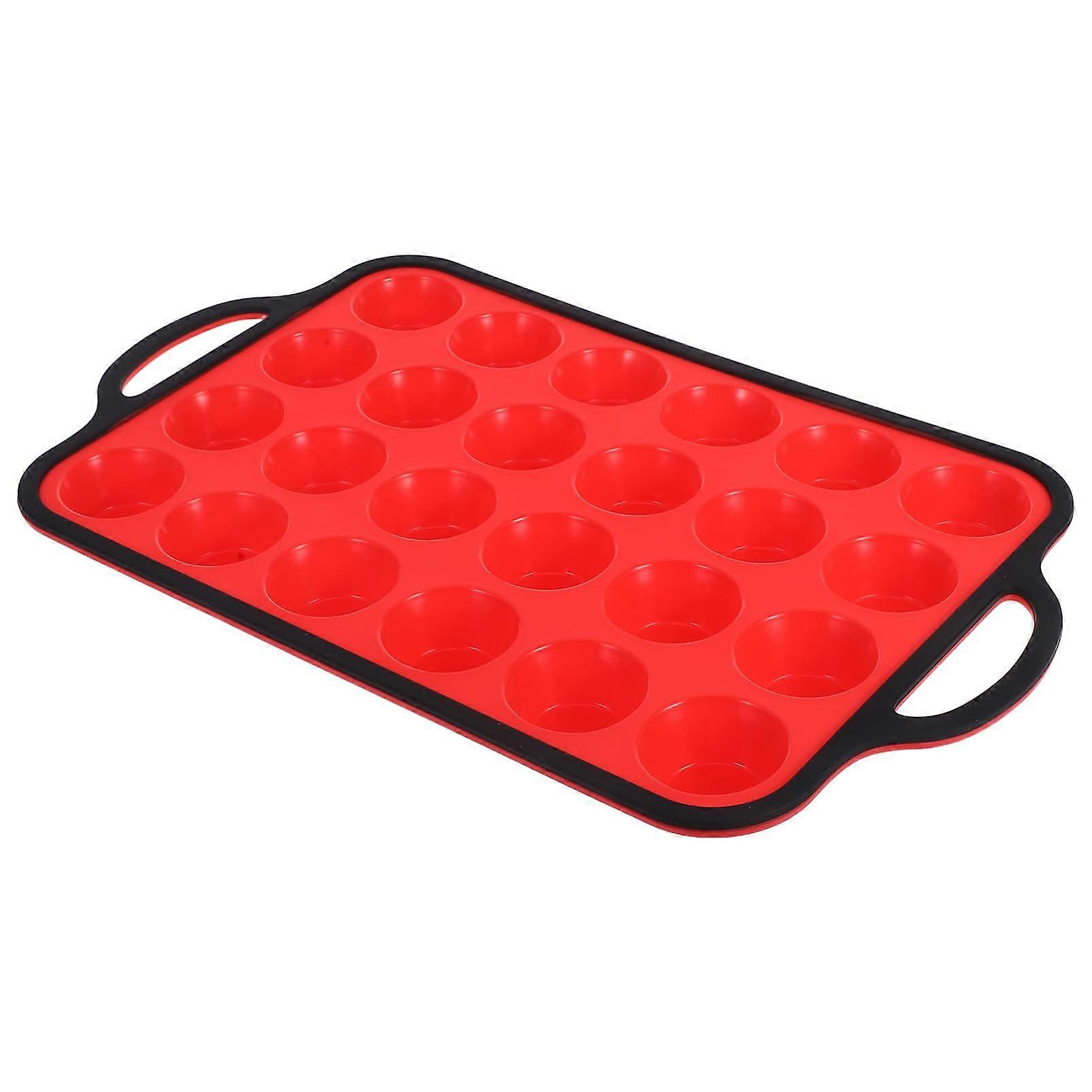 Silicone Muffin Baking Mold NonStick Mini Muffin Pan for Easy Removal of Cupcakes, Pancakes, and Mini Cakes, Reusable