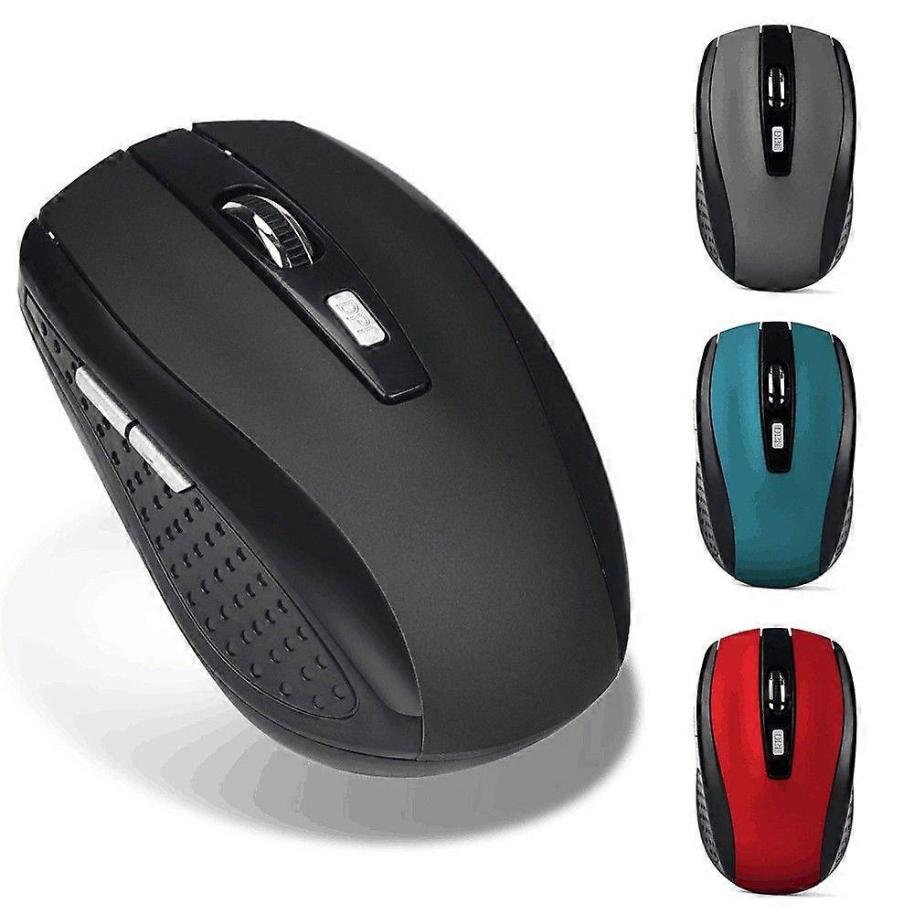 2.4GHz wireless mouse, 1600dpi optical resolution, compatible with PC and Chromebook-KM
