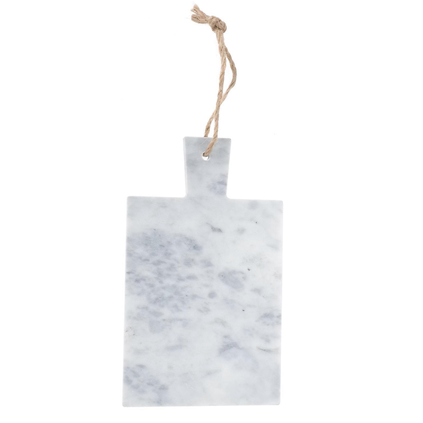 Elegant Square Marble Food Tray With Handle For Personal Parties And Special Occasions In Assorted Color 1Pc