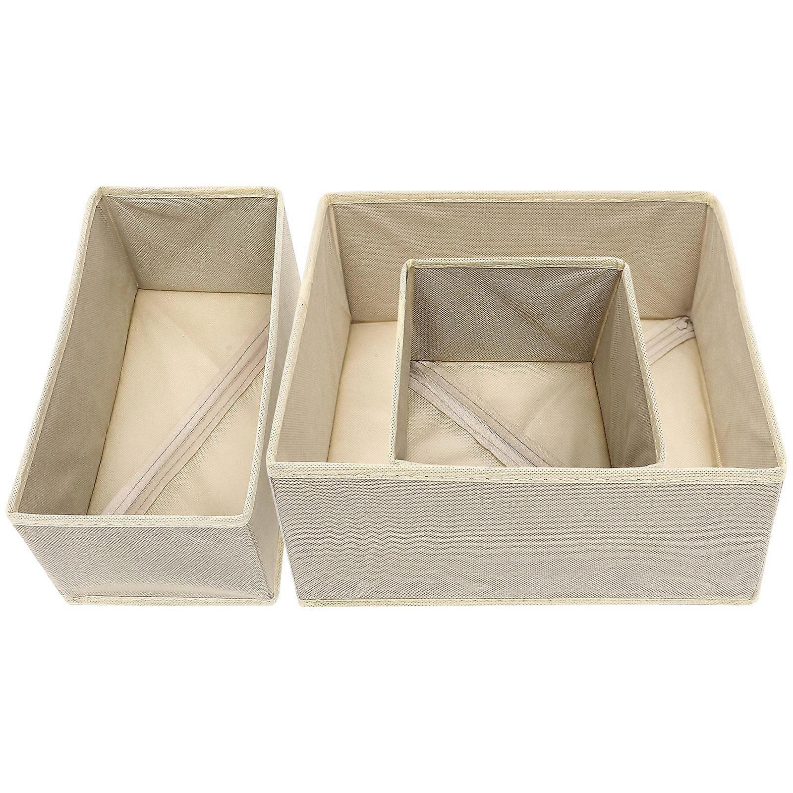 Here's a polished and professional product description for your **3pcs Foldable Underwear Organizer with Drawer Dividers**:
### **3 Pack Foldable