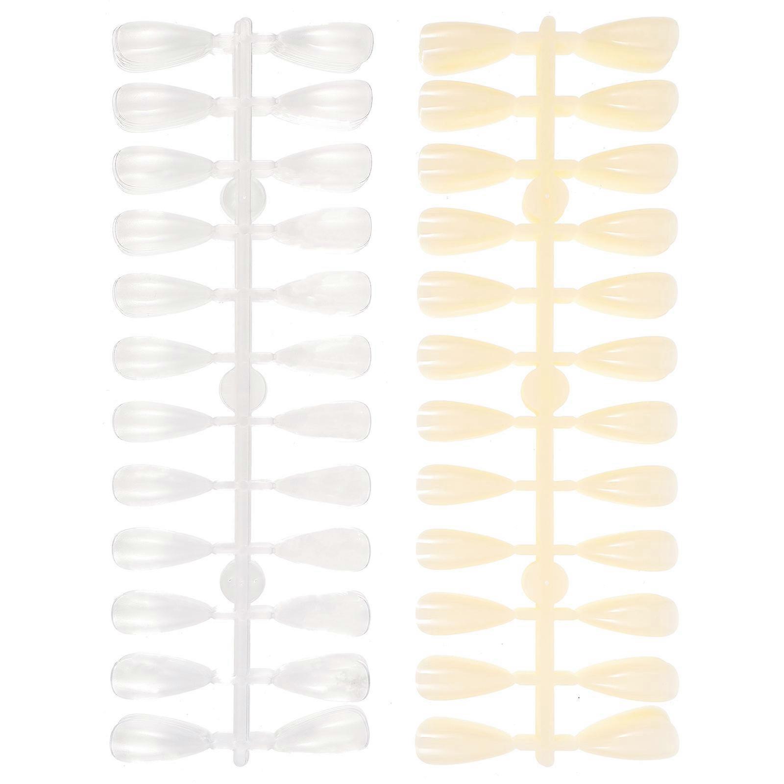 Pointed Head Fake Fingernails 480Pcs Training Pieces For Women Professional Practice Sets