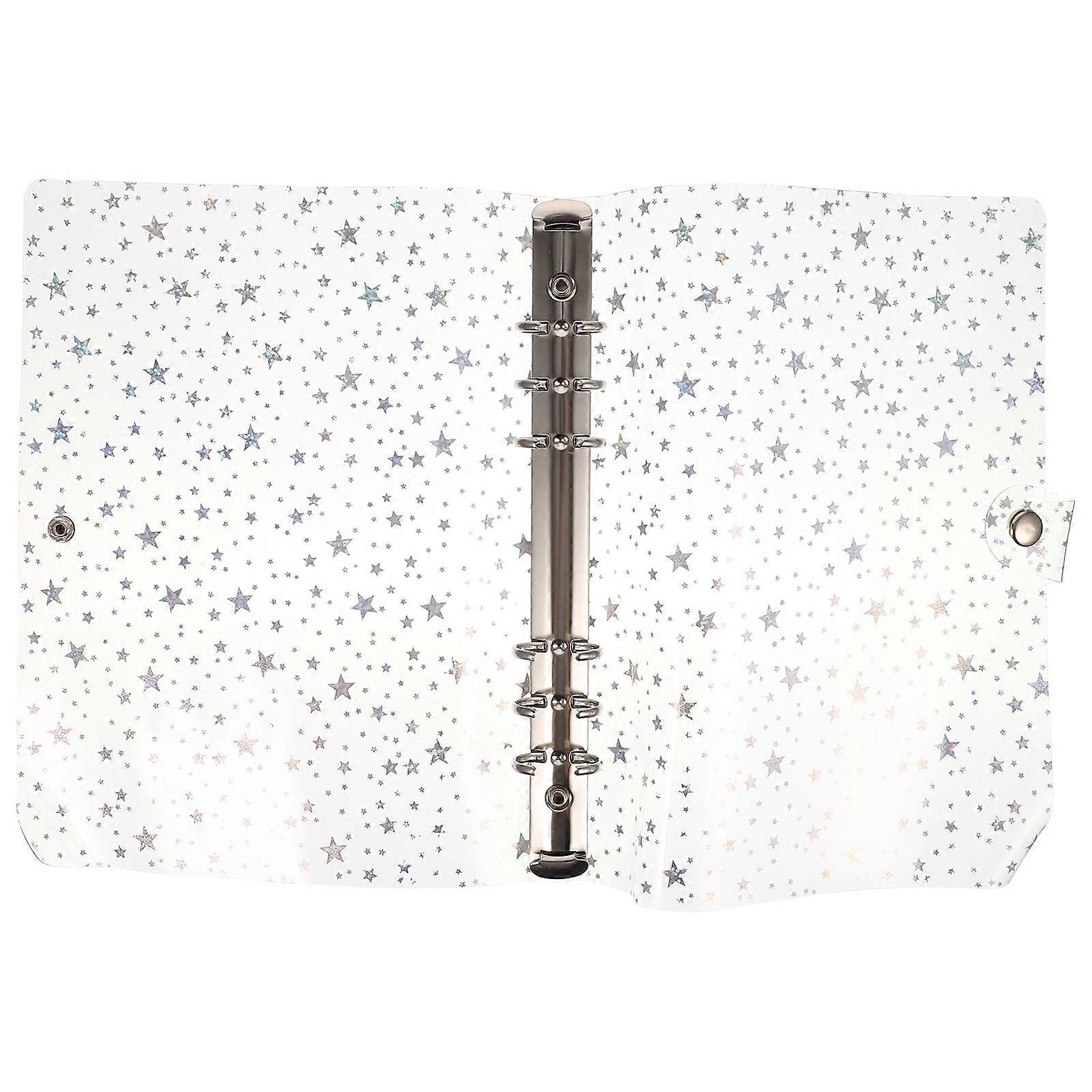 PVC Notebook Cover for Writing Multi Color Suitable for Students Teachers Office Use 6 Ring Binder Size