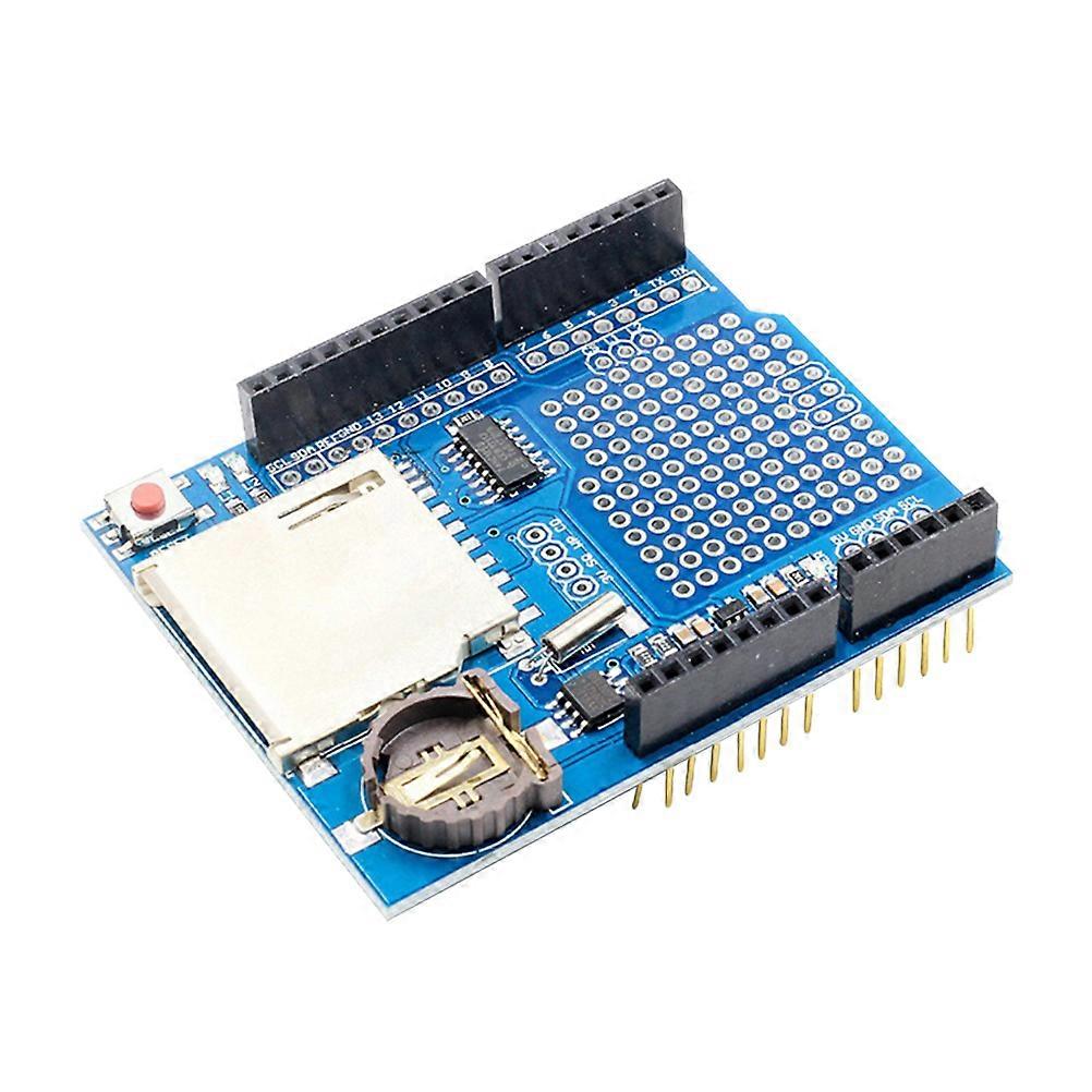 Professional Shield Data Recording Module with Regulator for , Supports MicroSD Cards, Reliable Data Logging