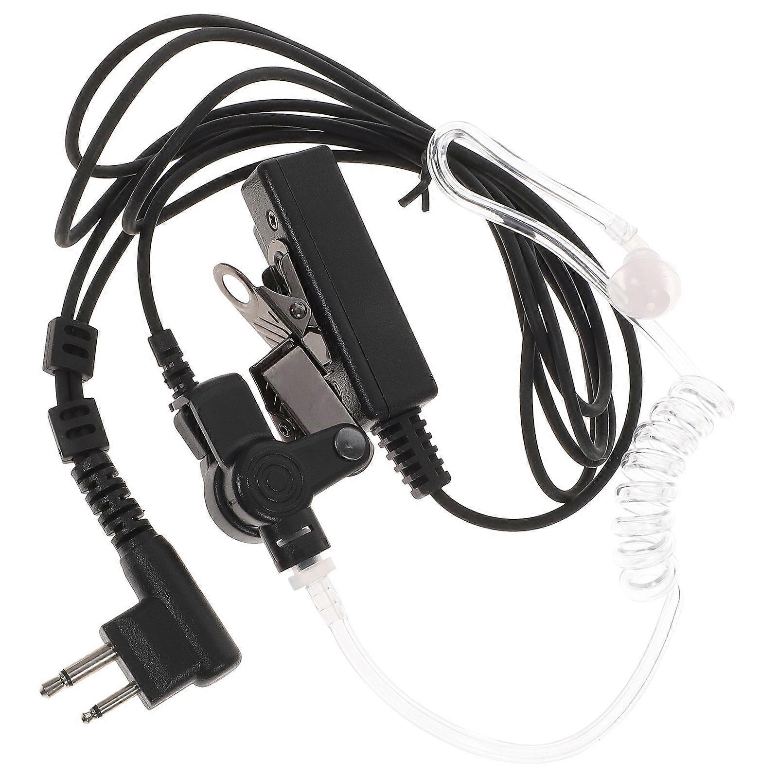 Security Earpiece Headset Compatible with Radio Systems for Diverse Occasions in Noisy Areas Constructed from Premium Tpe Material 1Pack